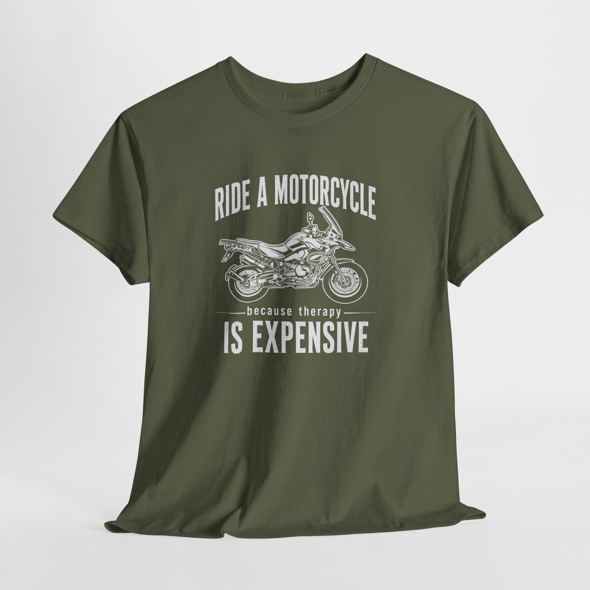 Adventure motorcycle t-shirt color options