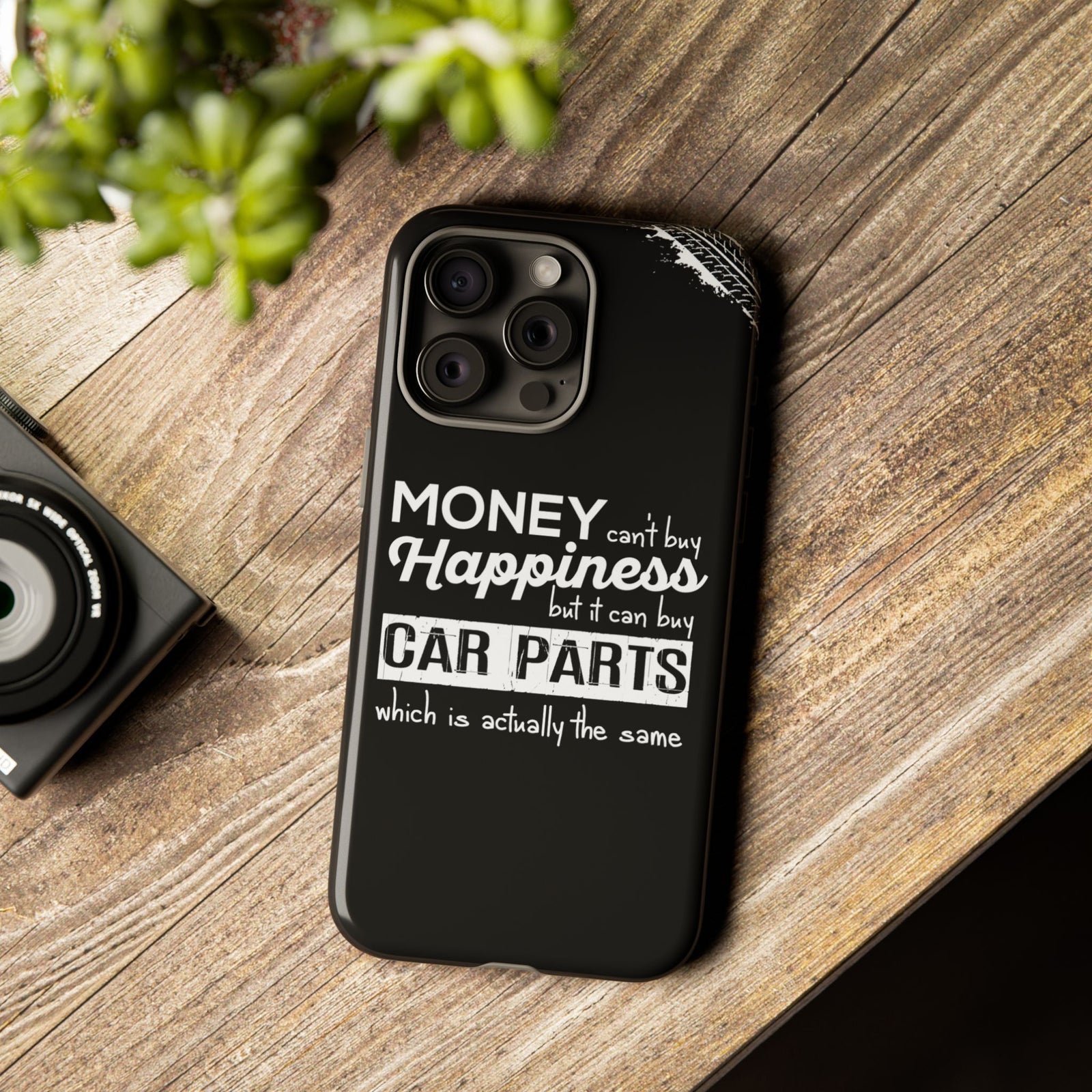 More Car Parts Equals Happiness Tough Phone Case | Car Enthusiast Gift