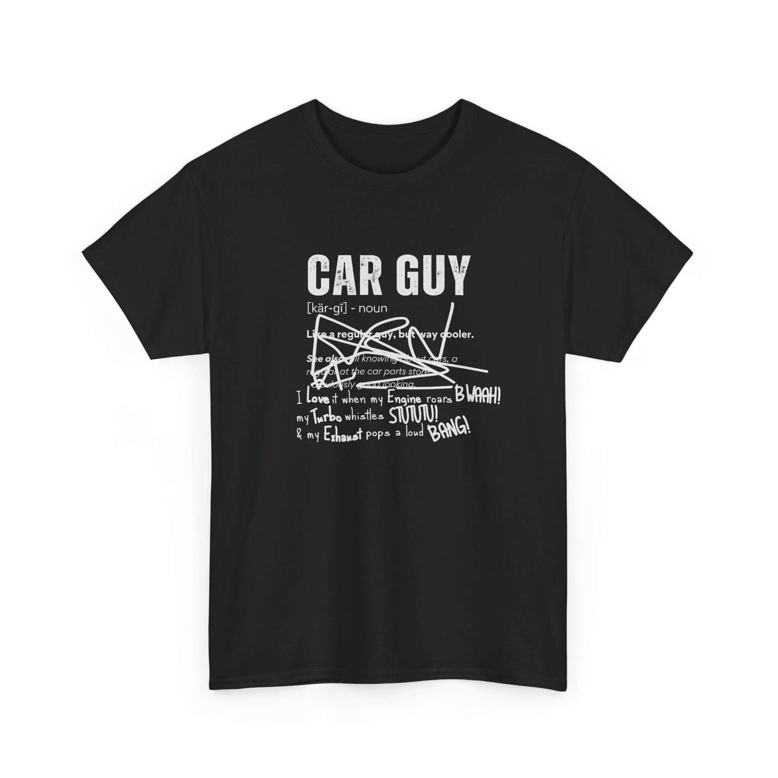 Car guy definition t-shirt - funny car enthusiast gift - car lover tee