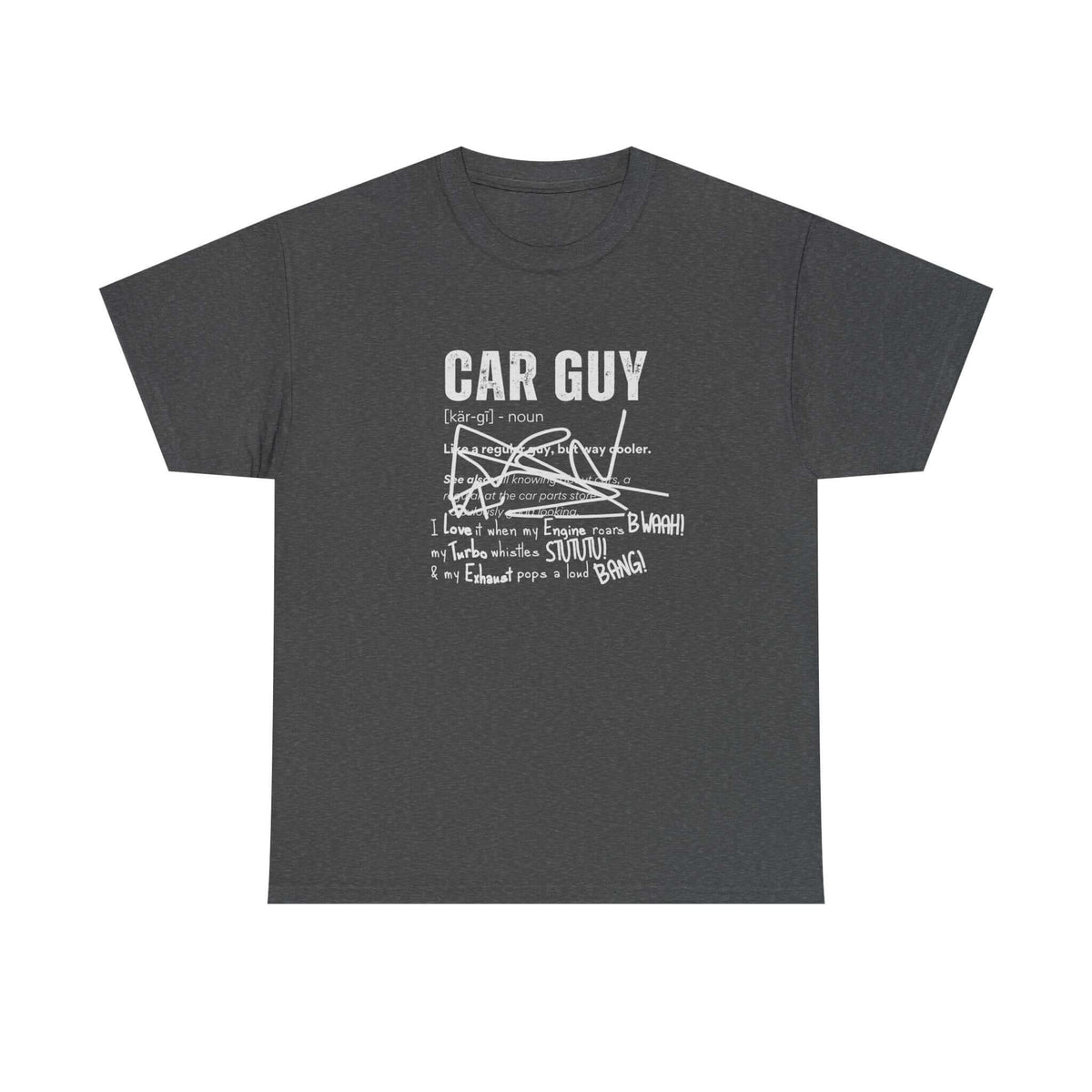 Car guy definition graphic tee - automotive shirt for gearheads