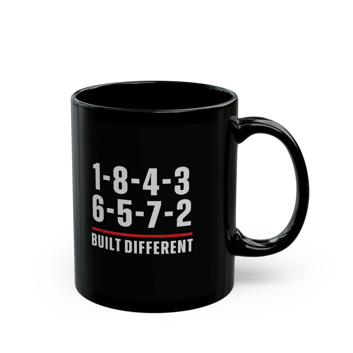 Built Different V8 Firing Order Mug ceramic coffee mug - gift for car fans