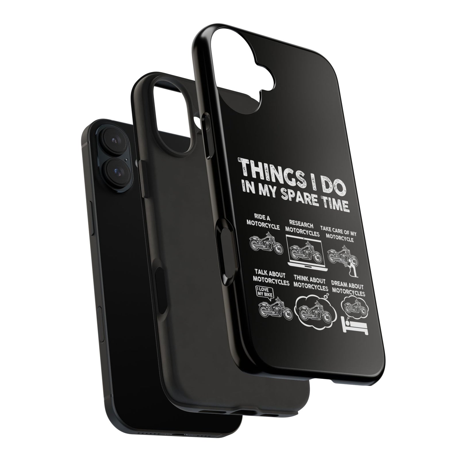Things I Do in My Spare Time Motorcycle Phone Case | Biker Gift