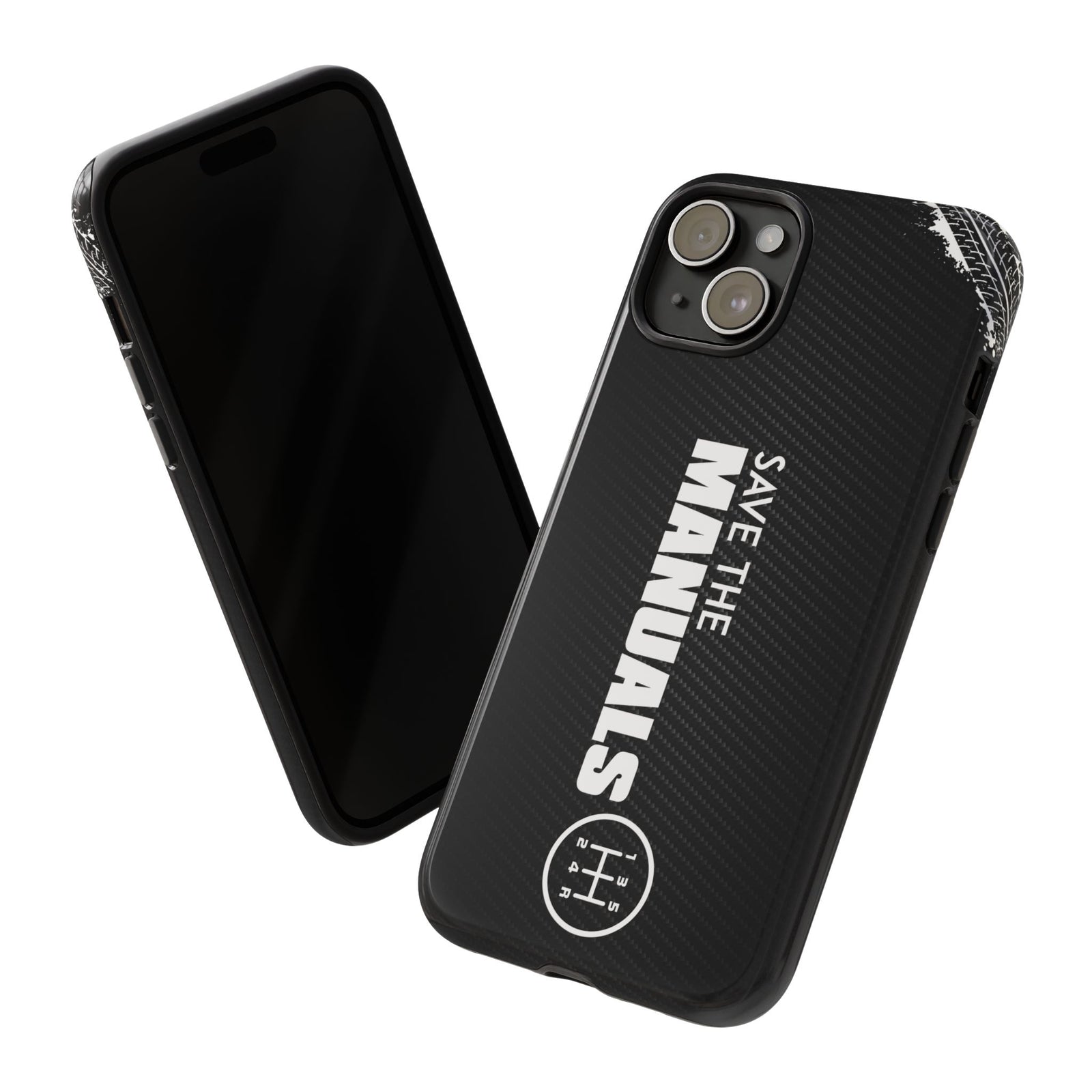 Save The Manuals Tough Phone Case | Manual Transmission Car Guy Gift