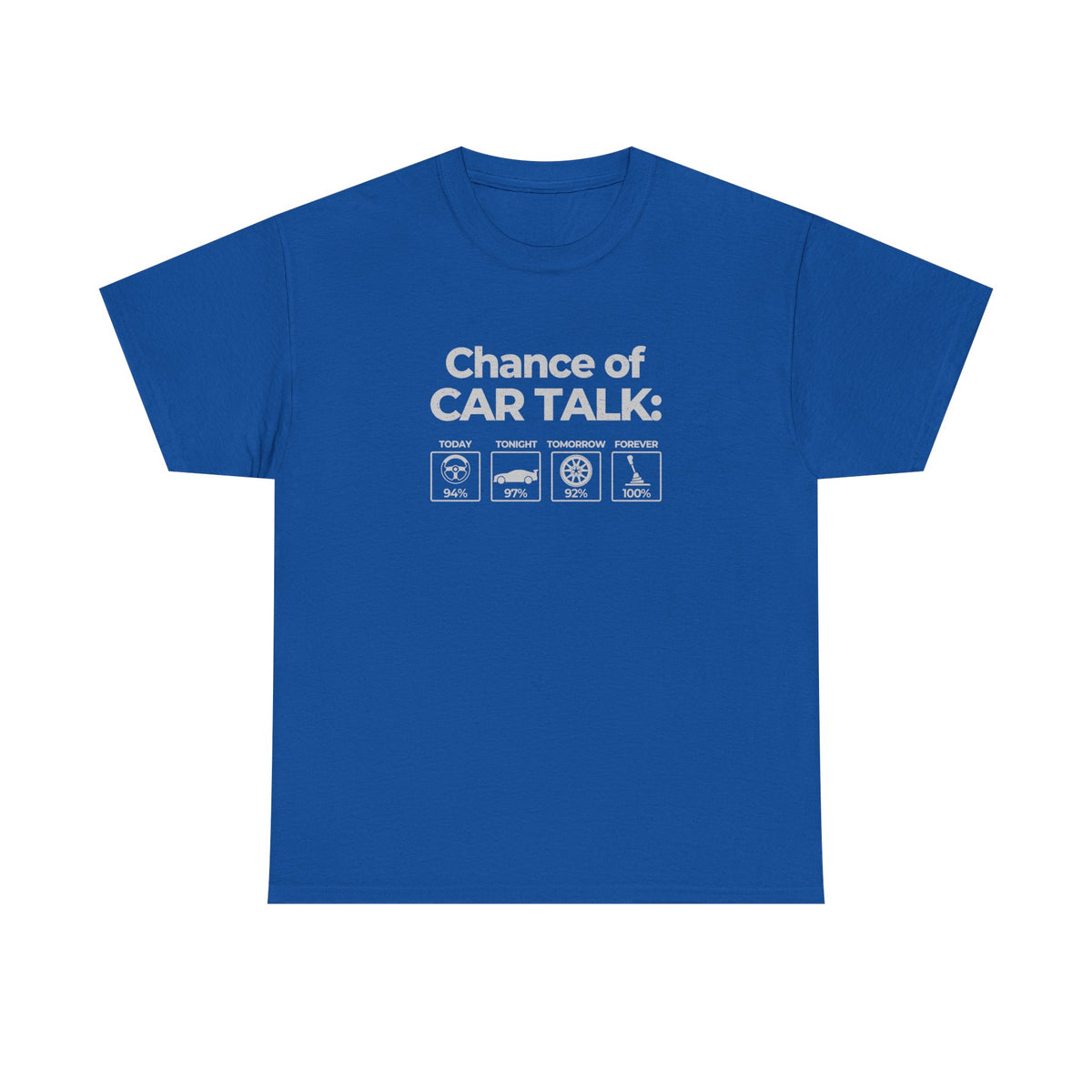 100% Chance of Car Talk T-Shirt - Black