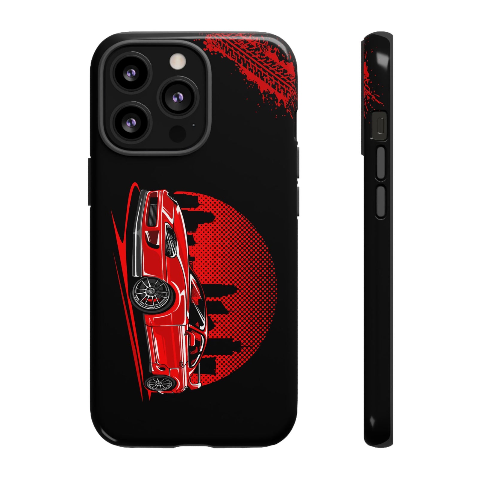 MKIV A80 Supra 2JZ Red City Tough Phone Case | JDM Car Guy Gift