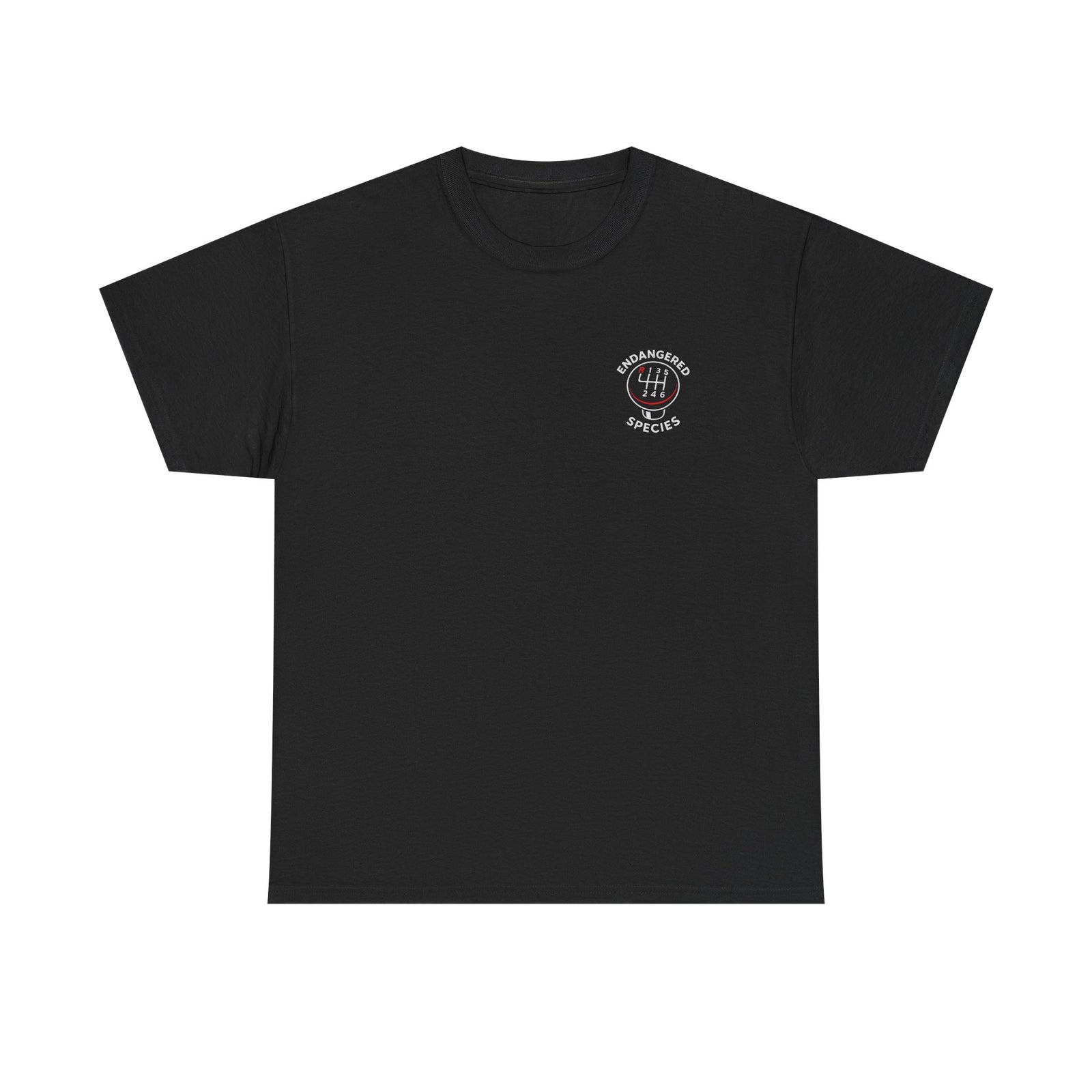 Endangered Species Stick Shift T-Shirt - manual transmission car enthusiast tee