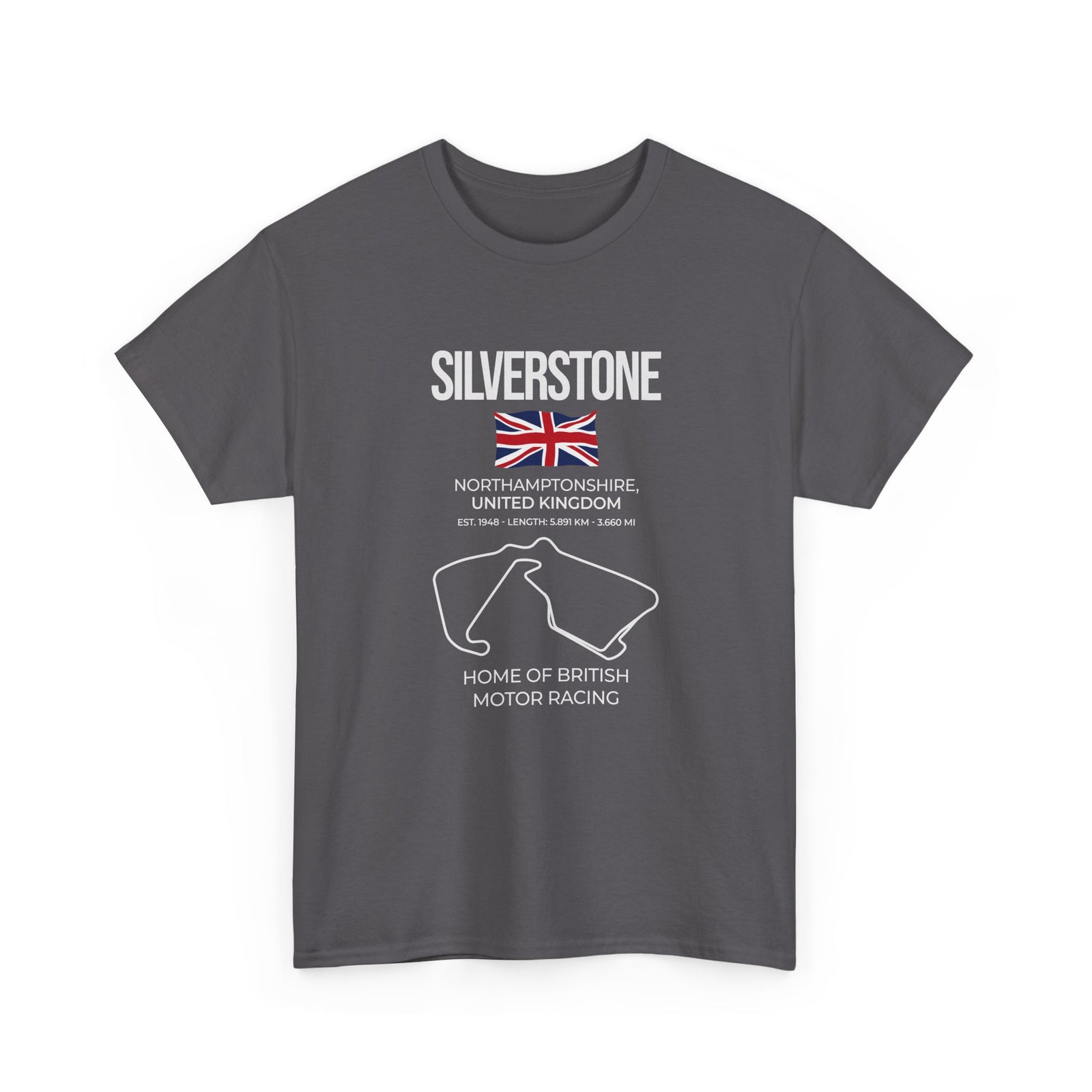 Silverstone Race Track T-Shirt | British Grand Prix Circuit Motorsport Tee