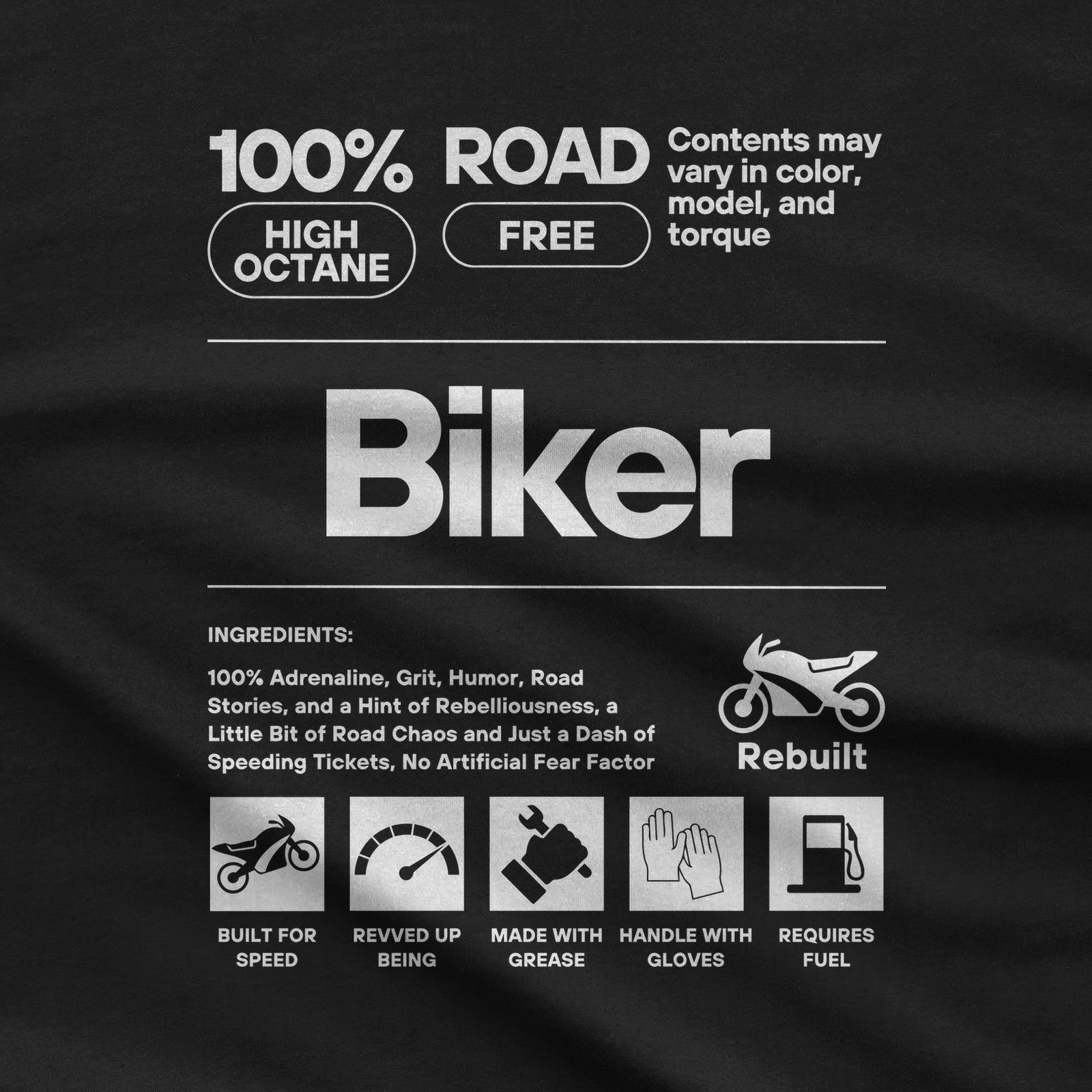 Biker Definition T-Shirt