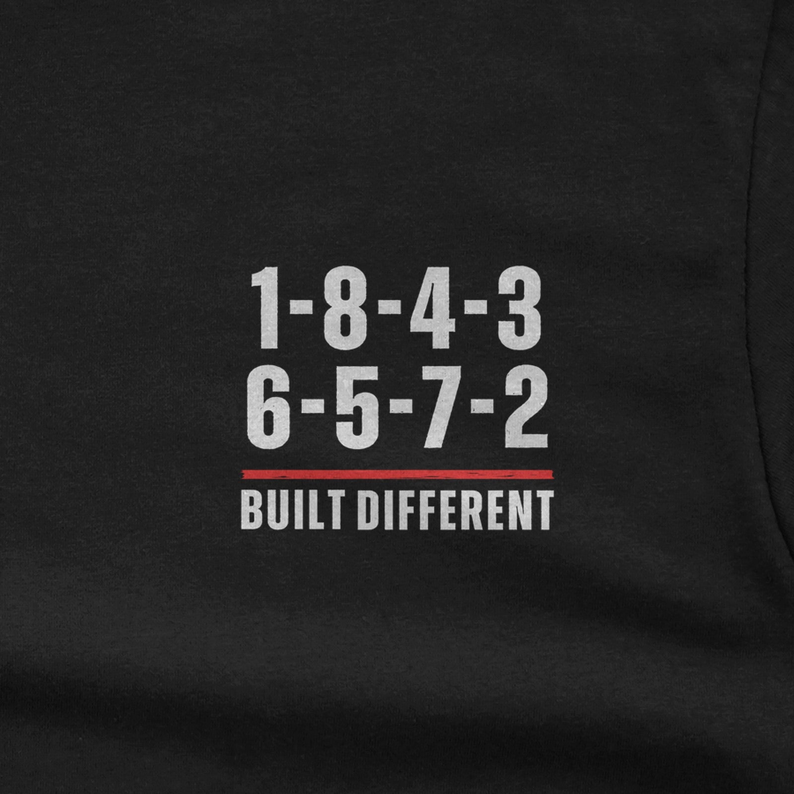 Built Different V8 Firing Order T-Shirt