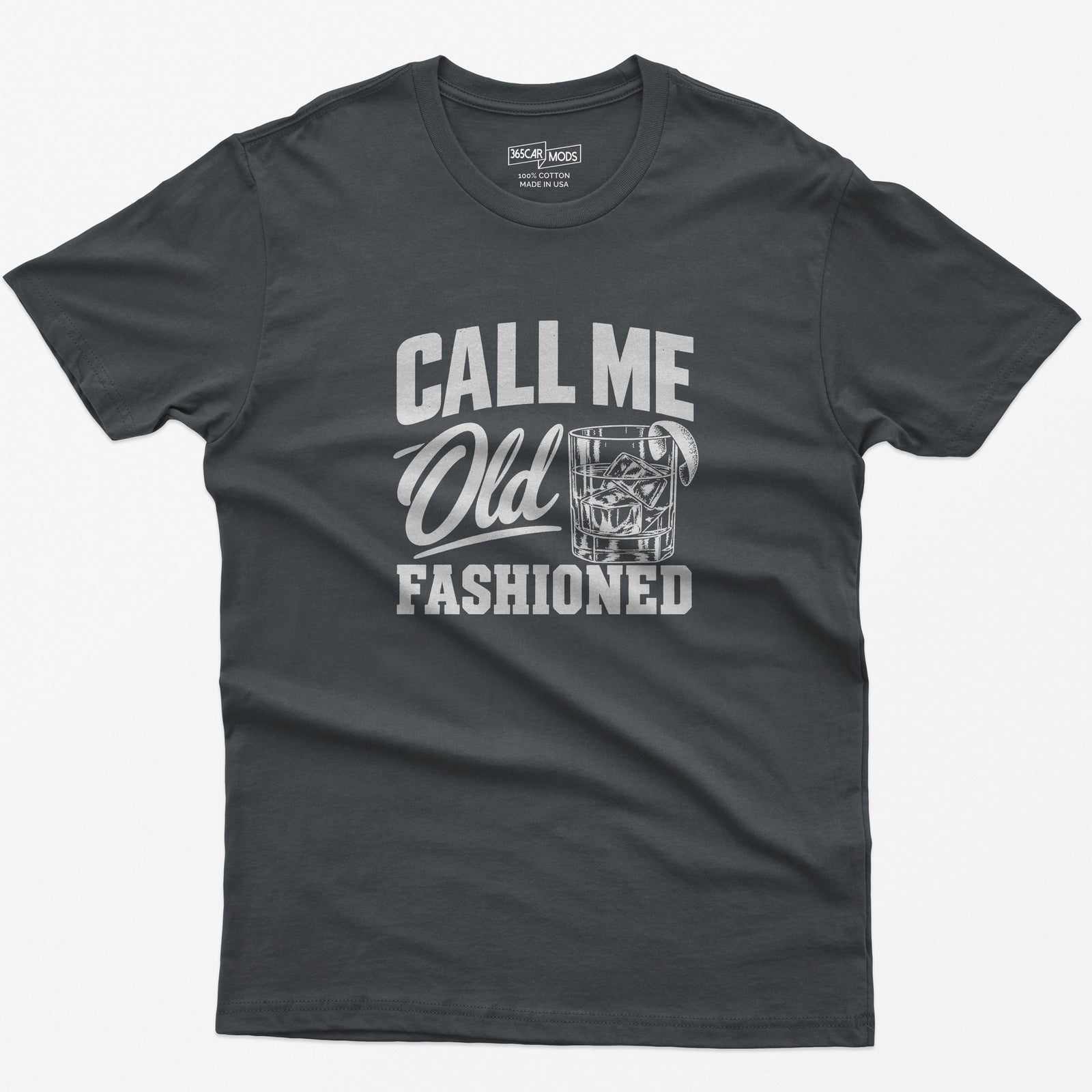 Call Me Old Fashioned T-Shirt - Charcoal