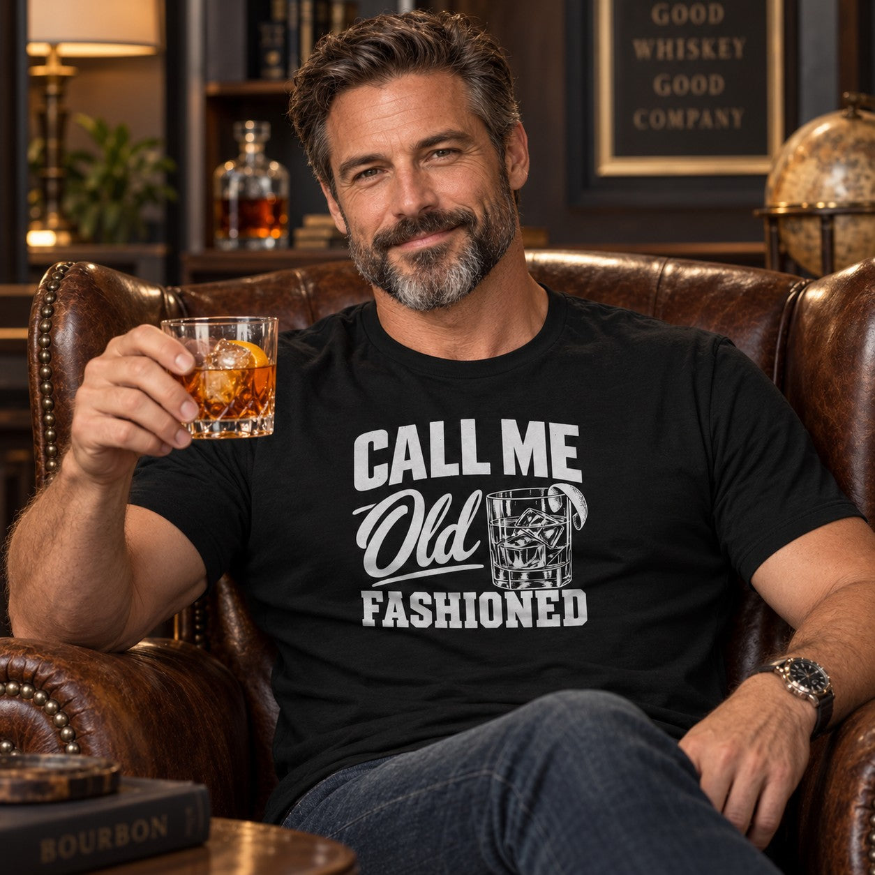 Call Me Old Fashioned T-Shirt - lifestyle photo