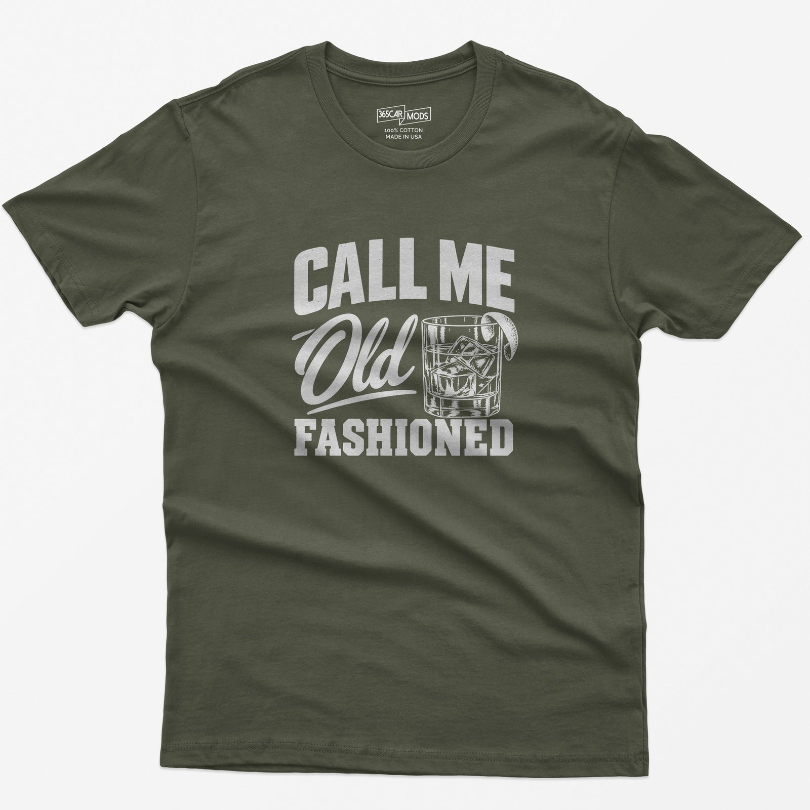 Call Me Old Fashioned T-Shirt - Military Green