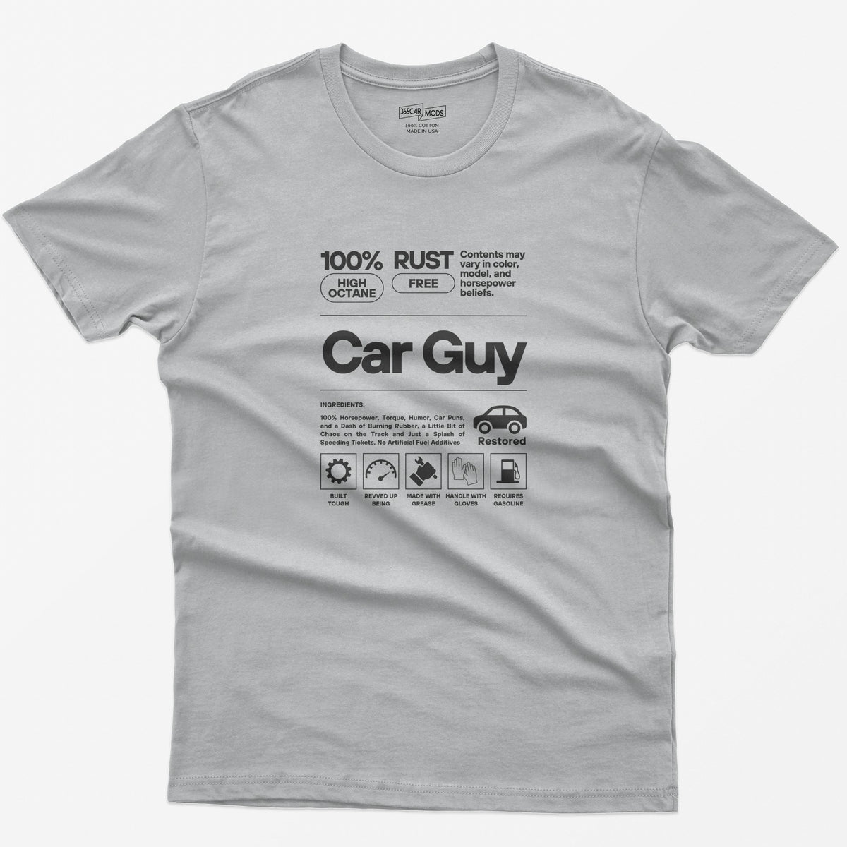 Car Guy Definition T-Shirt - Sport Grey