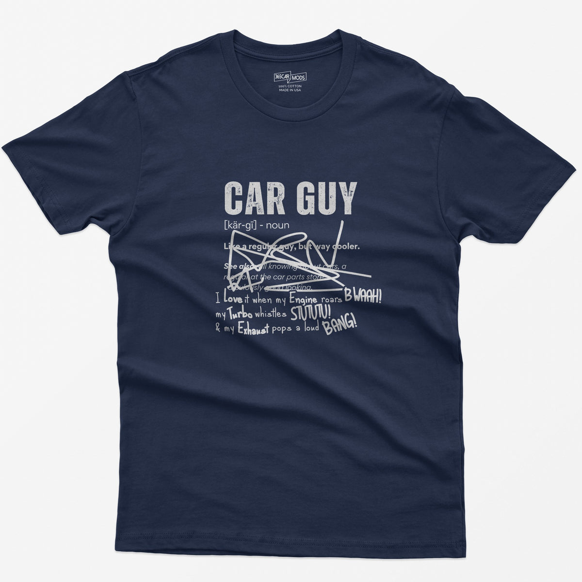 Car Guy Definition T-Shirt - Navy