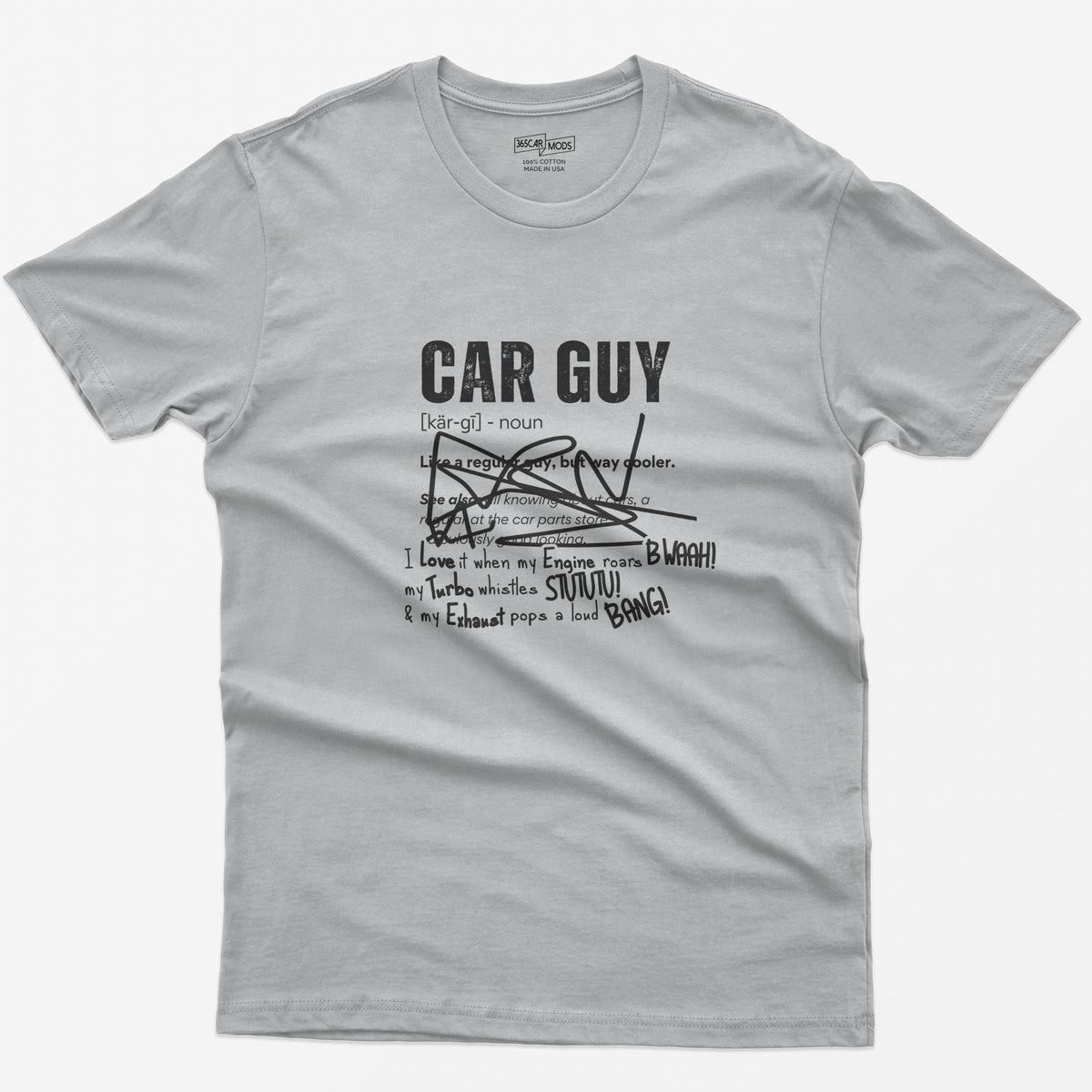 Car Guy Definition T-Shirt - Sport Grey