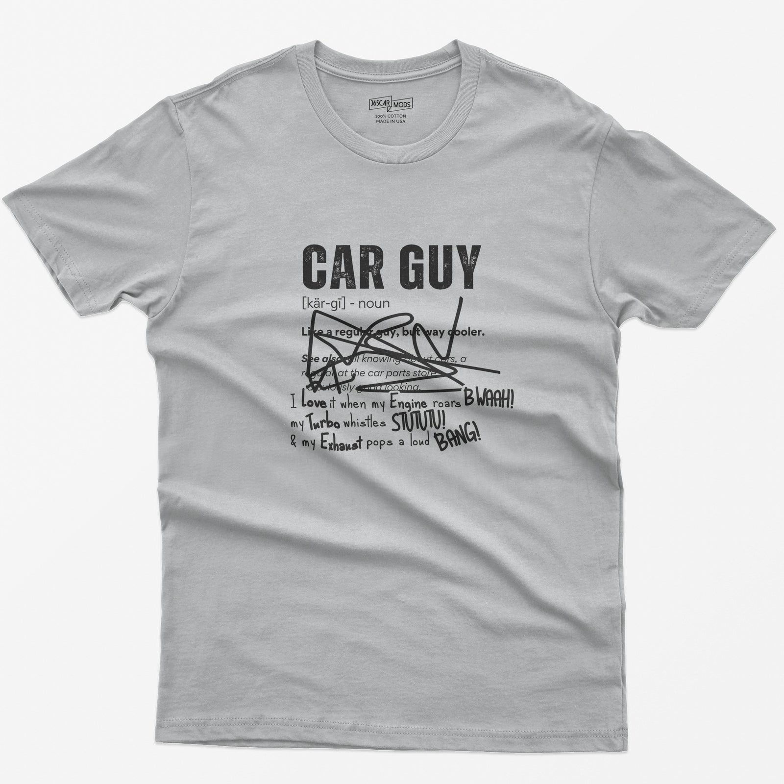 Car Guy Definition T-Shirt - Sport Grey