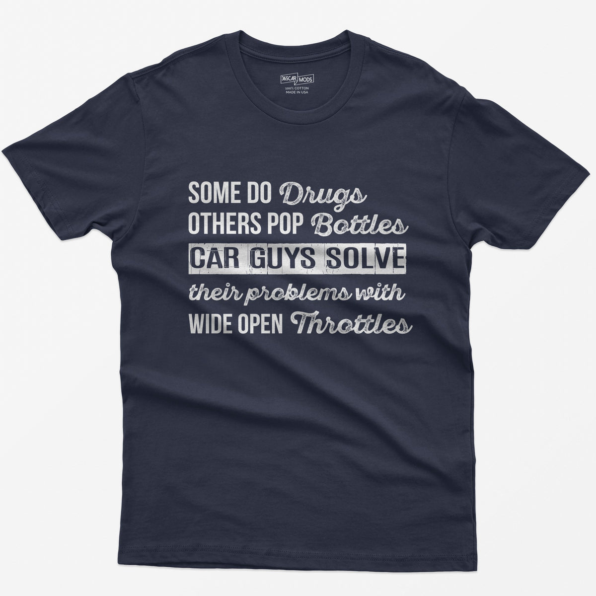 Car Guys Problems T-Shirt - Navy