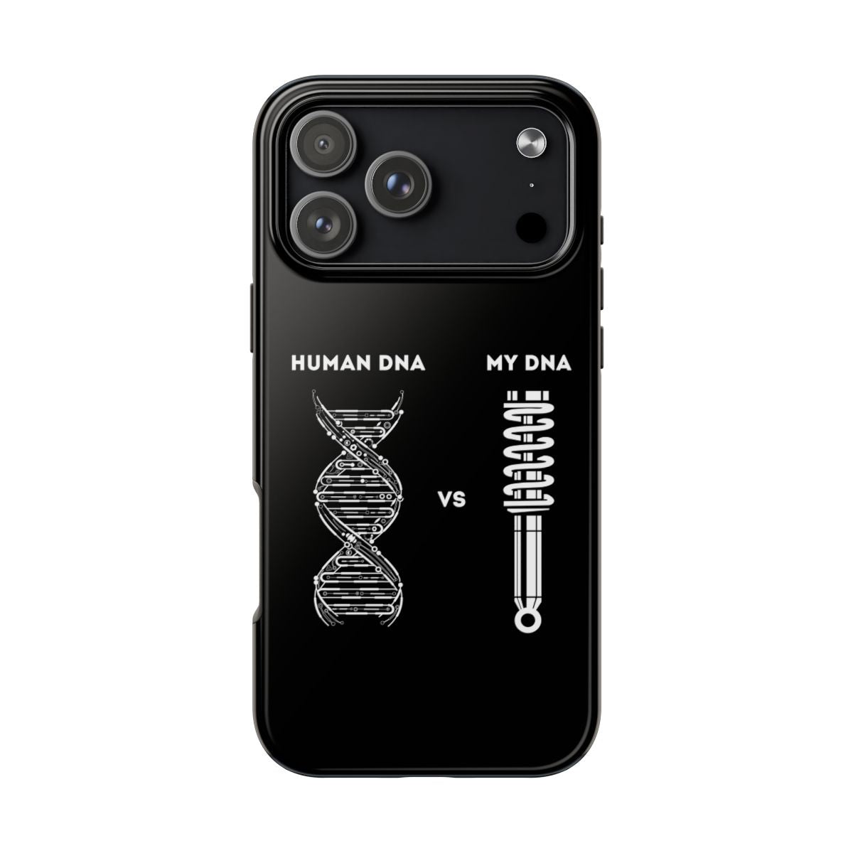 Car Guys DNA tough phone case on iPhone 18 Pro Max, back view