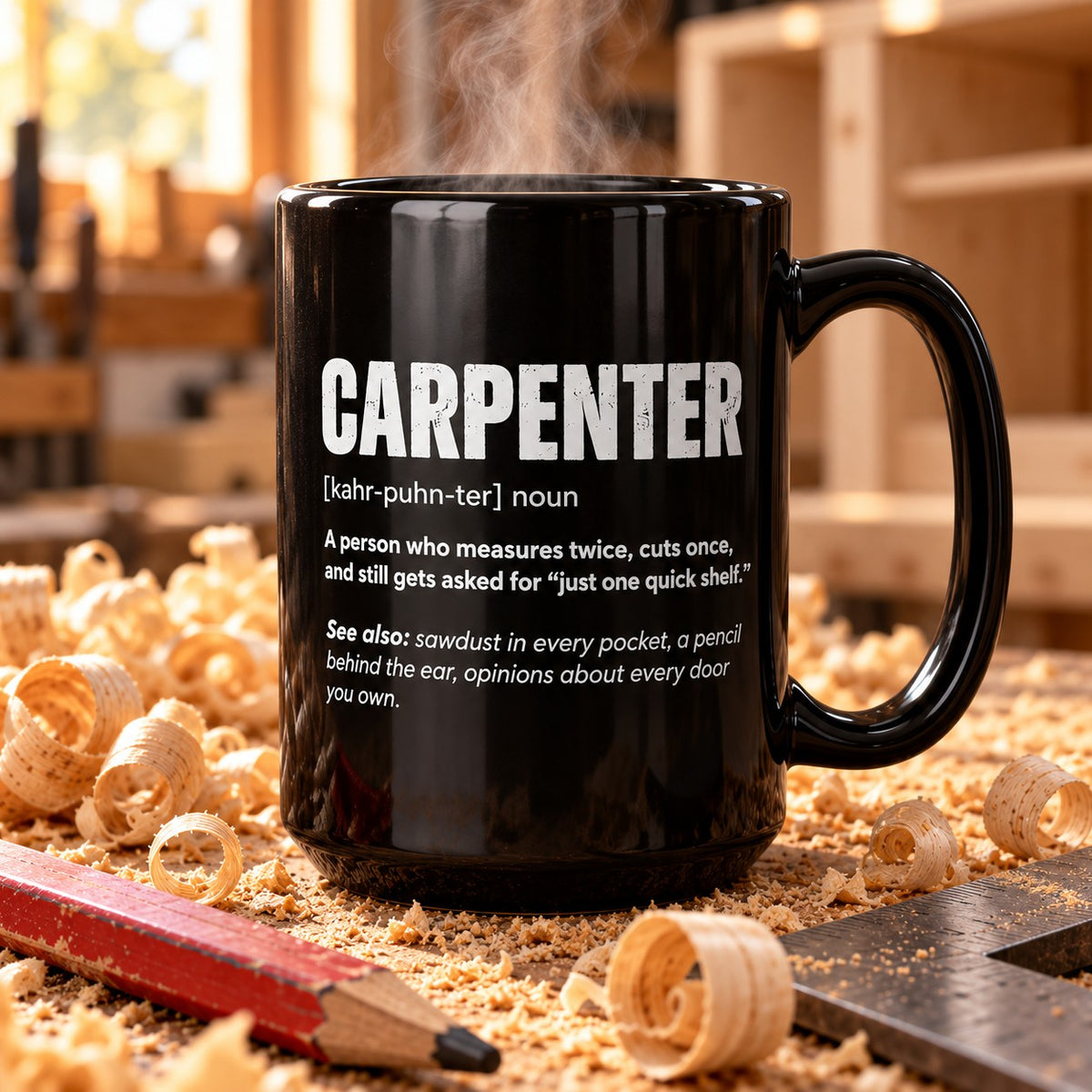 Carpenter Definition Coffee Mug - 15oz