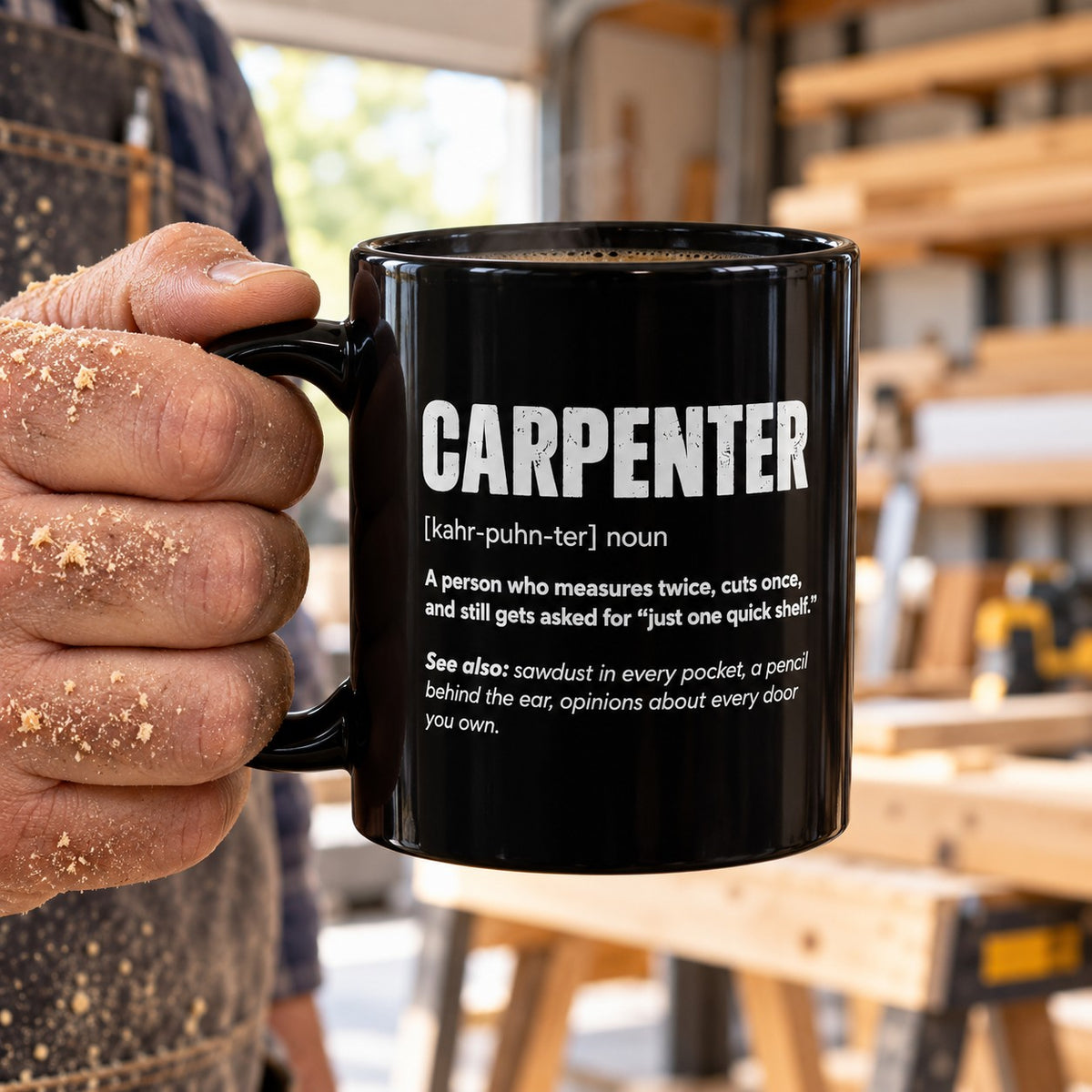 Carpenter Definition Coffee Mug