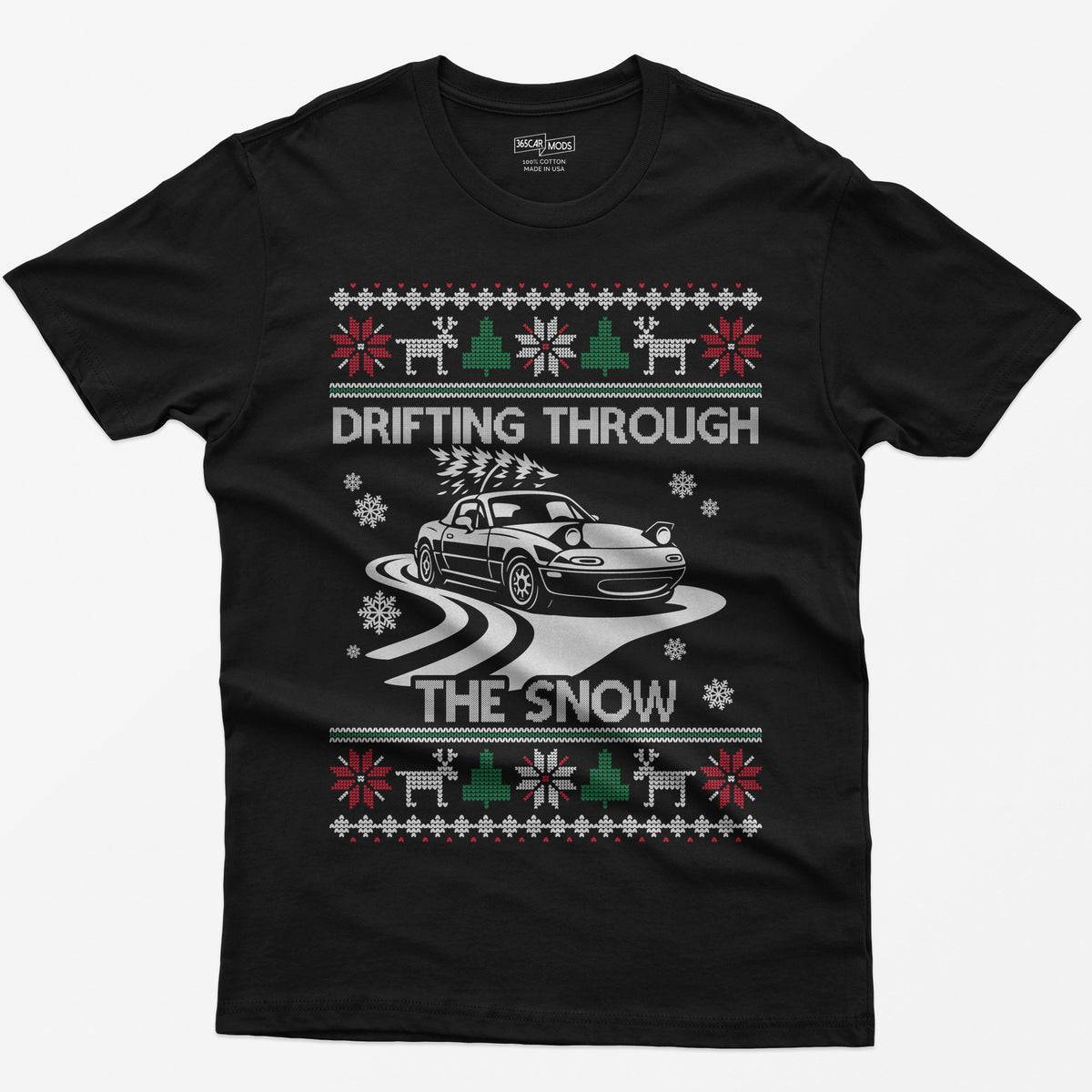 Miata MX5 Christmas Drift T-Shirt