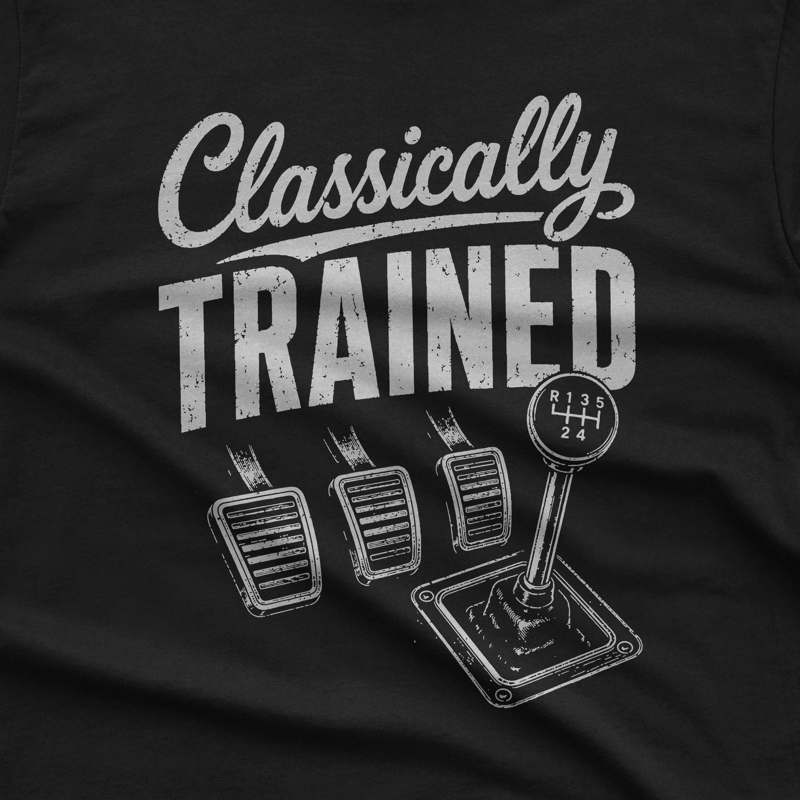 Classically Trained T-Shirt design close-up
