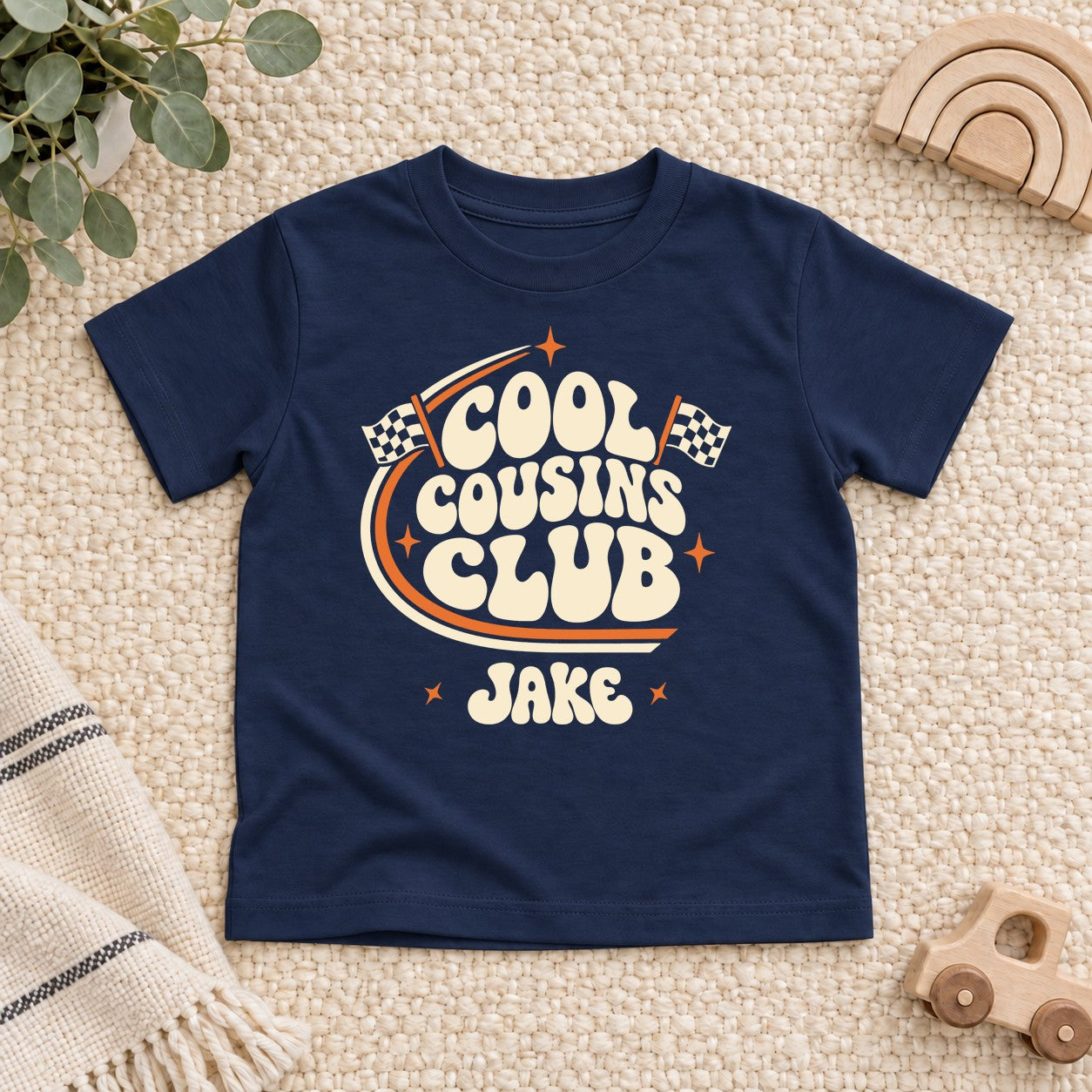 Cool Cousins Club Kids T-Shirt - Navy