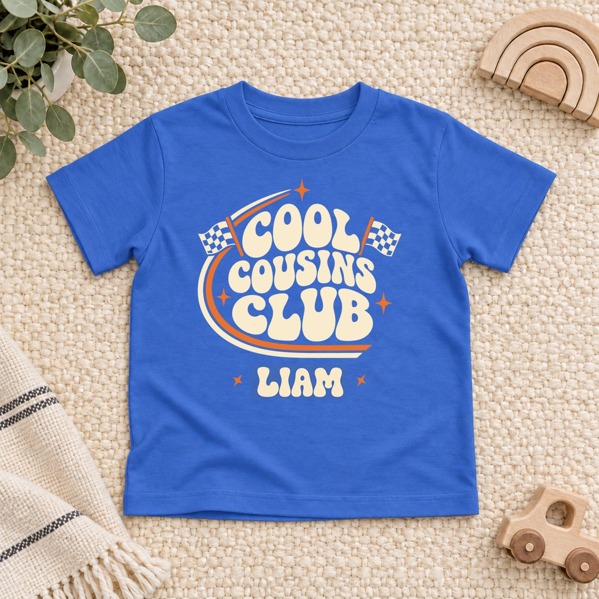 Cool Cousins Club Kids T-Shirt - True Royal