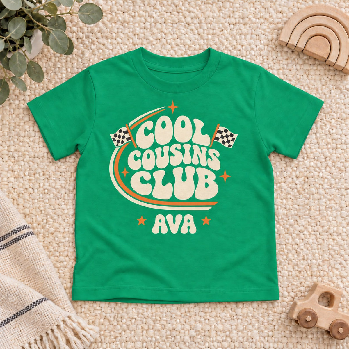 Cool Cousins Club Toddler T-Shirt - Kelly
