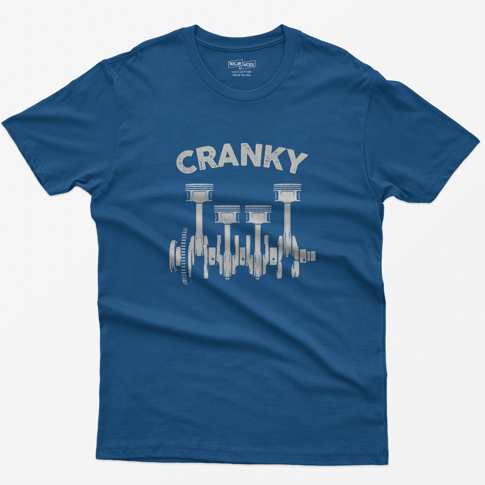 Cranky Mechanic T-Shirt - Royal