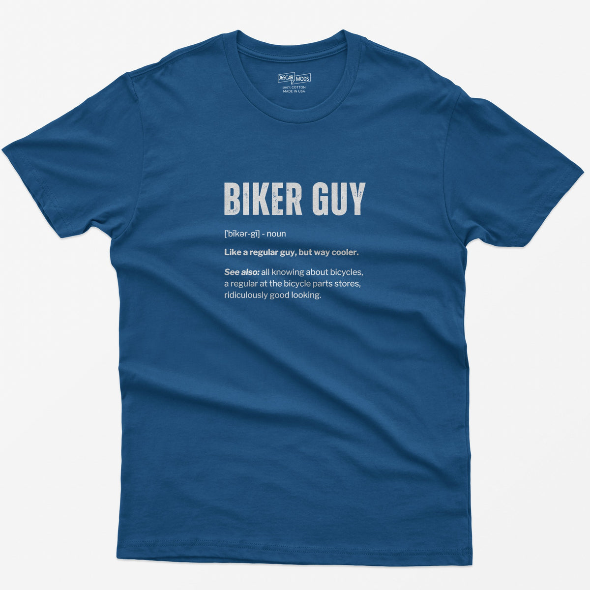 Cyclist Definition Funny T-Shirt - Royal