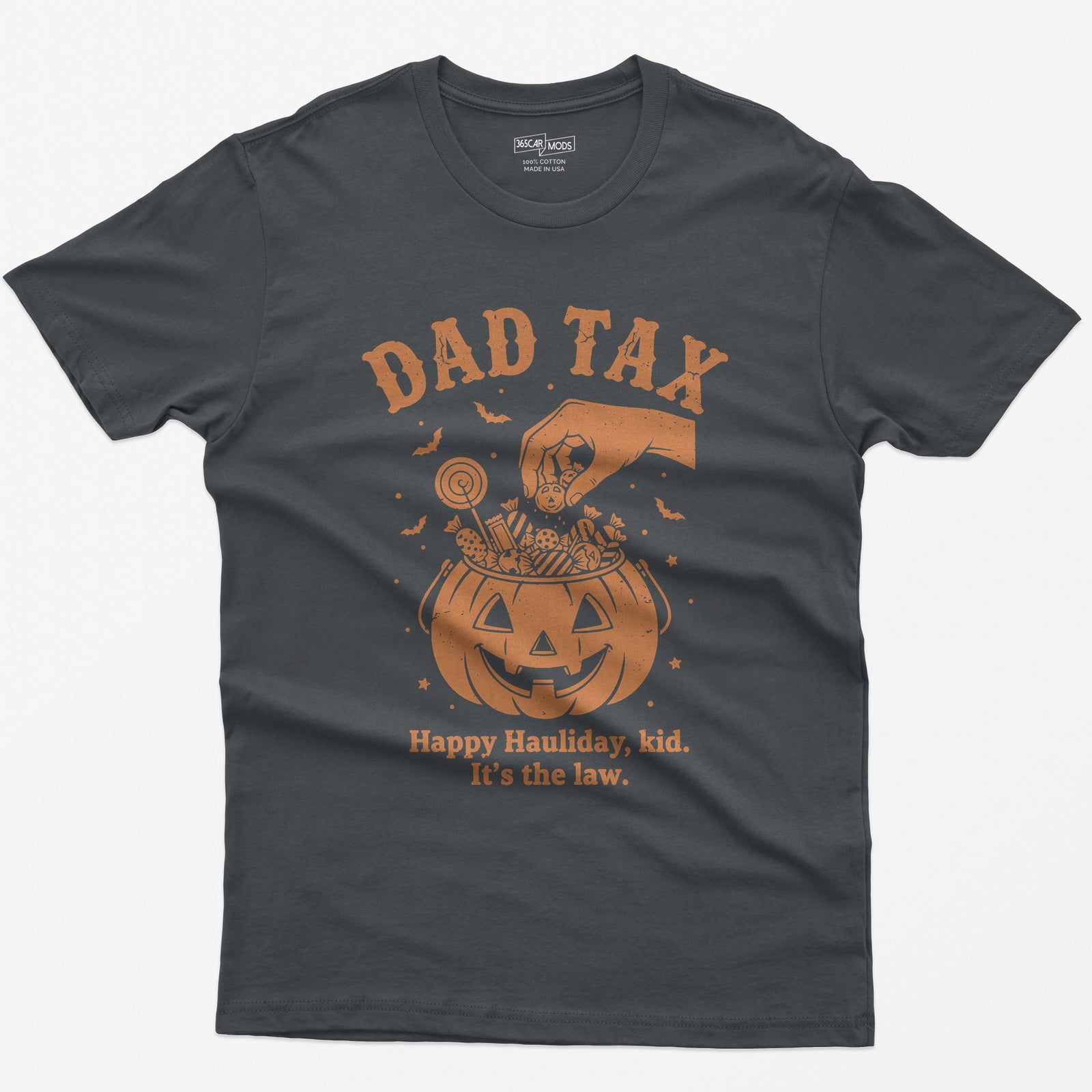Dad Tax Halloween T-Shirt - Charcoal
