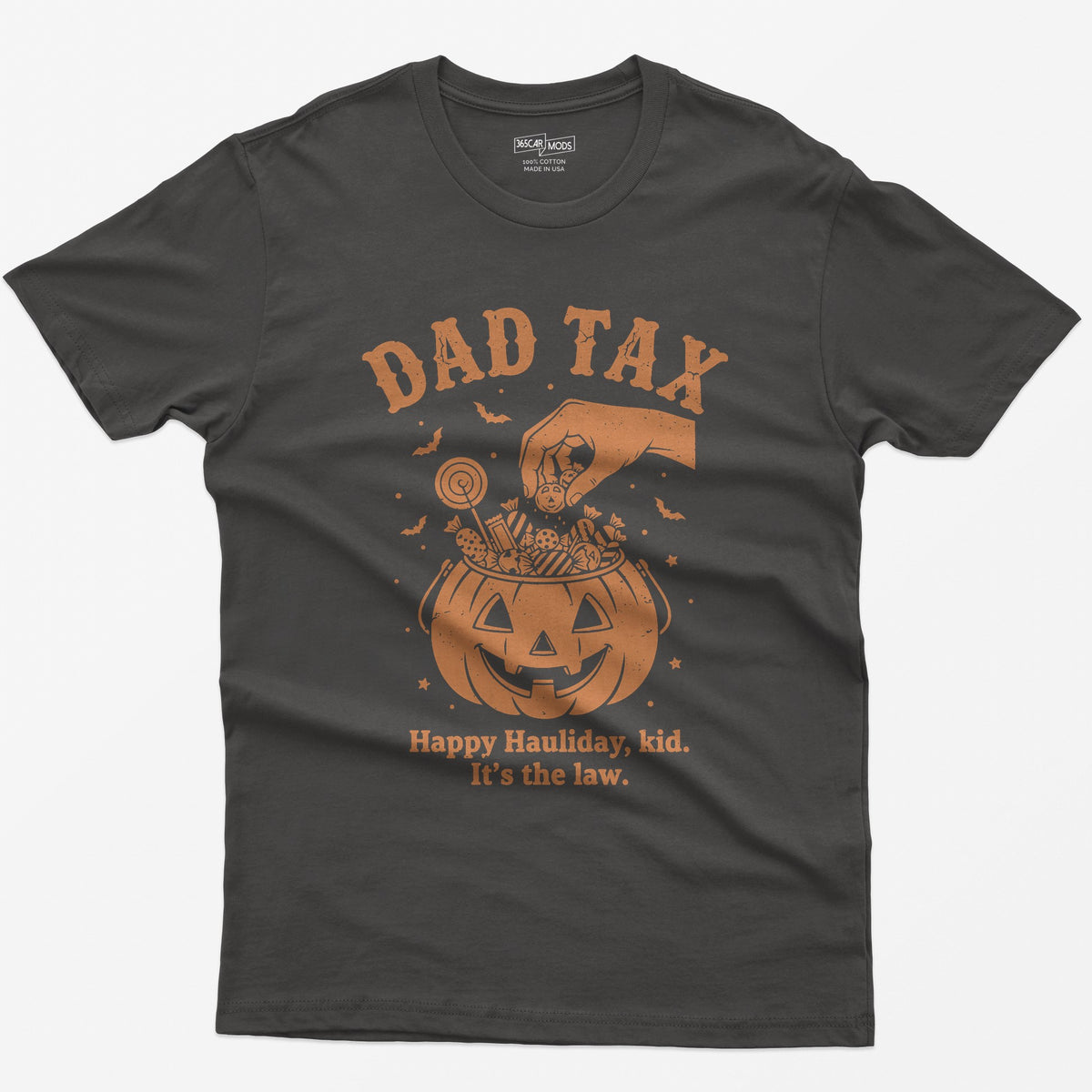 Dad Tax Halloween T-Shirt - Dark Heather