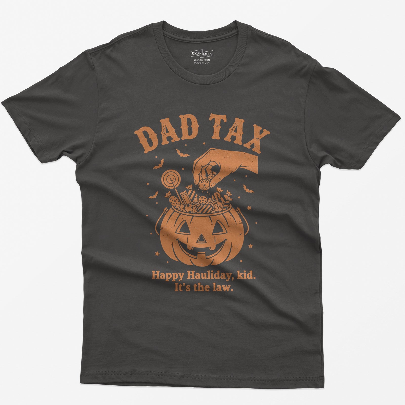 Dad Tax Halloween T-Shirt - Dark Heather