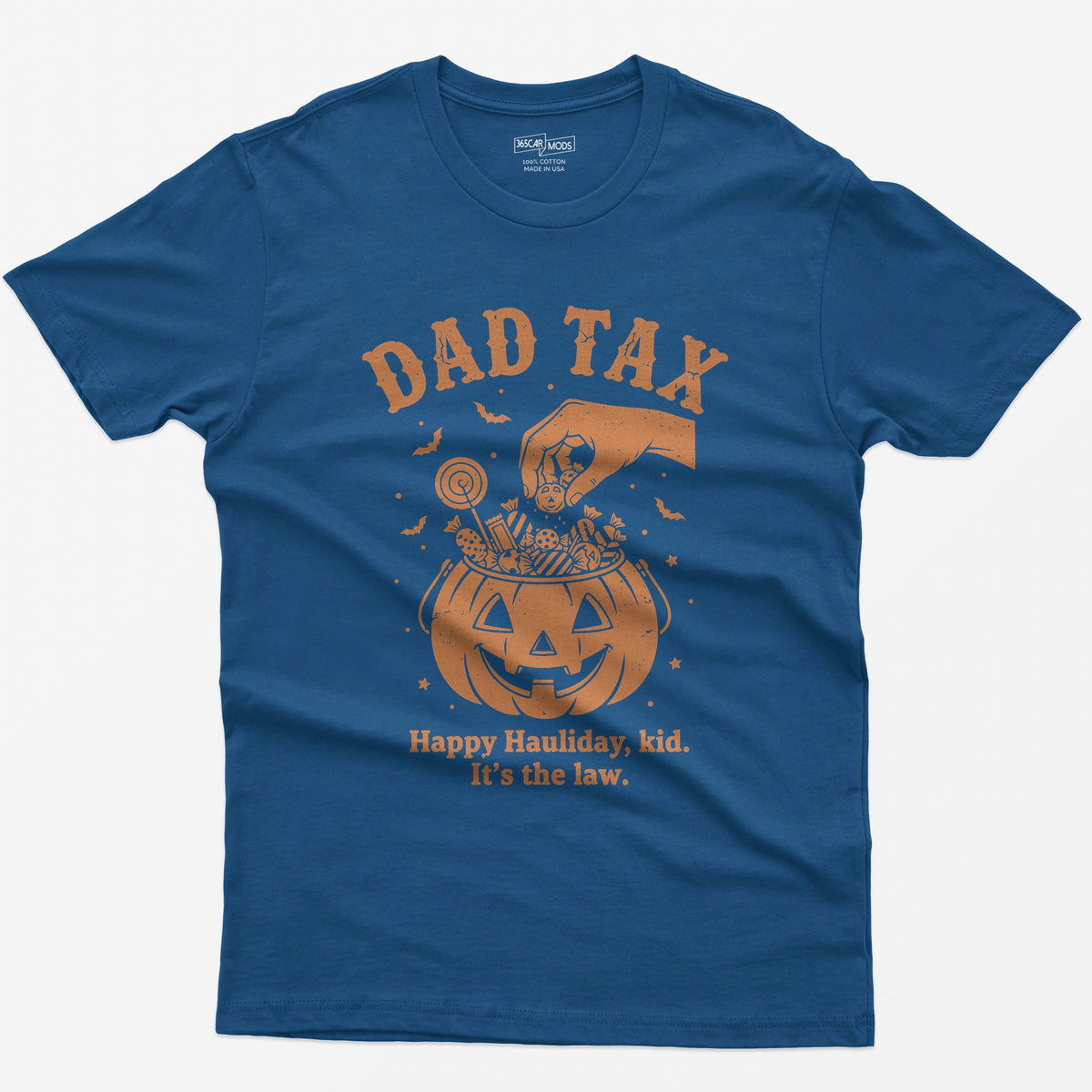 Dad Tax Halloween T-Shirt - Royal