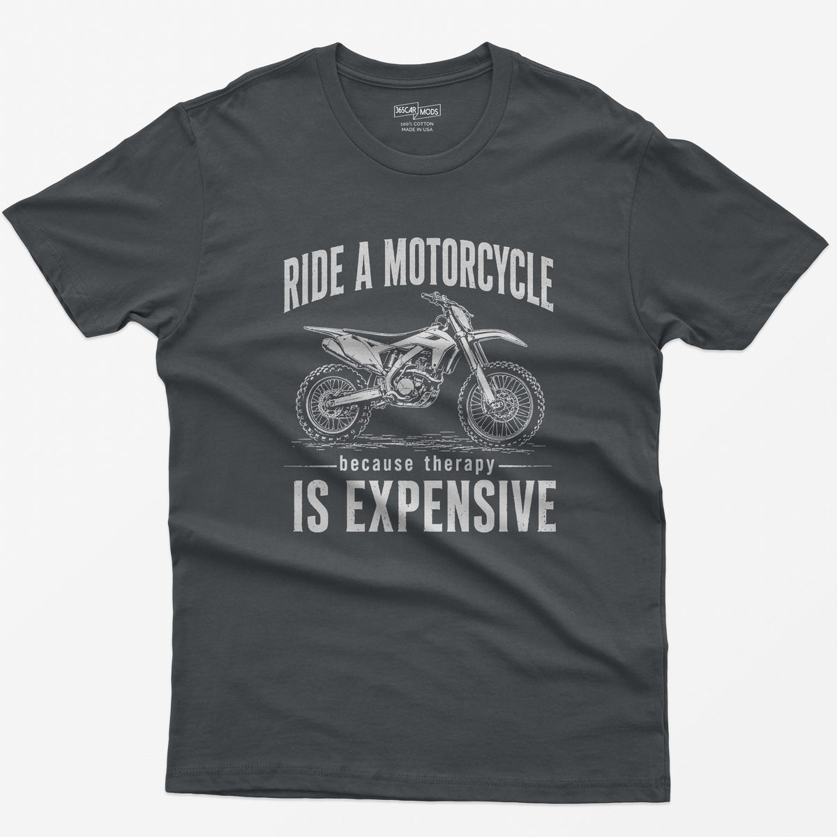 Dirt Bike T-Shirt - Charcoal