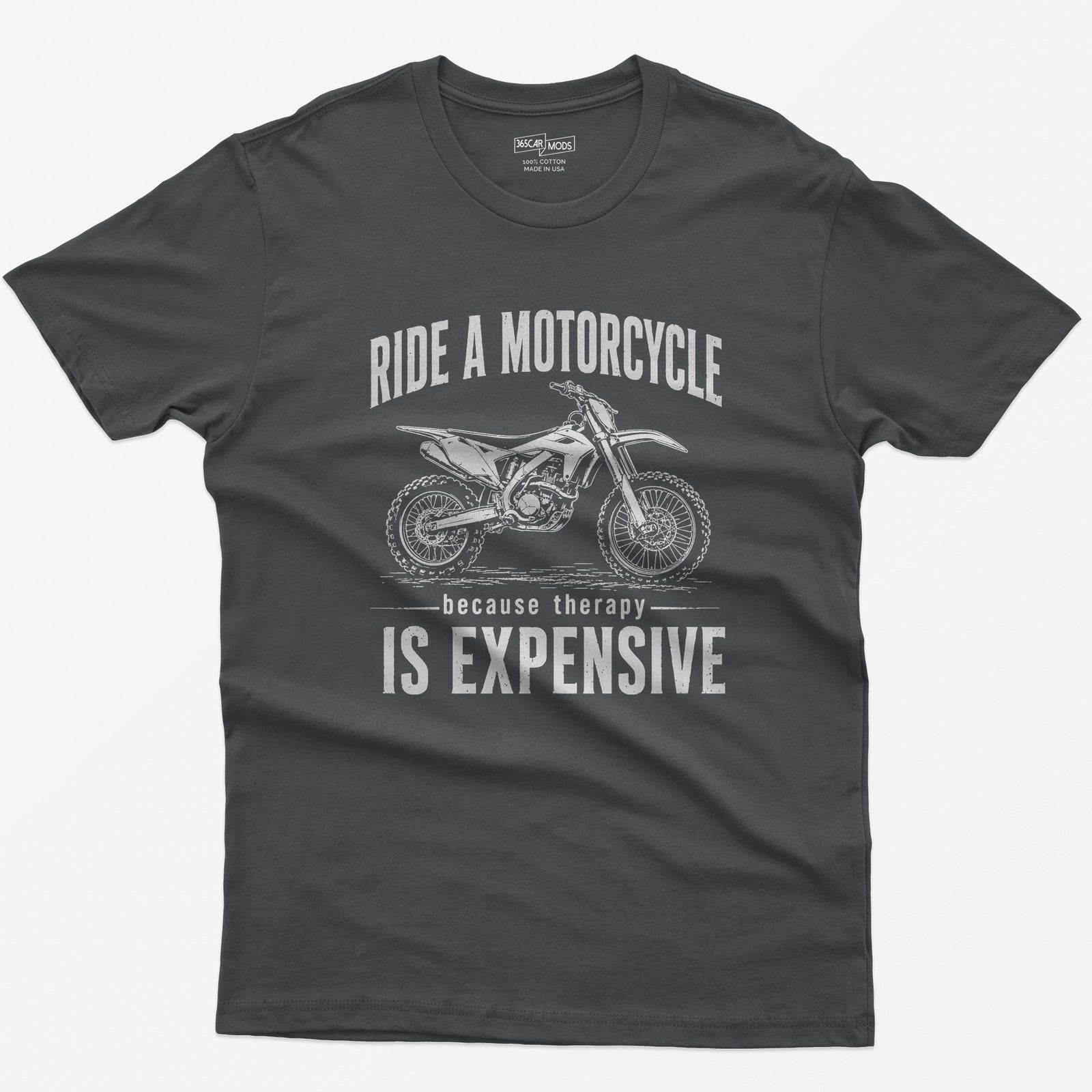 Dirt Bike T-Shirt - Charcoal