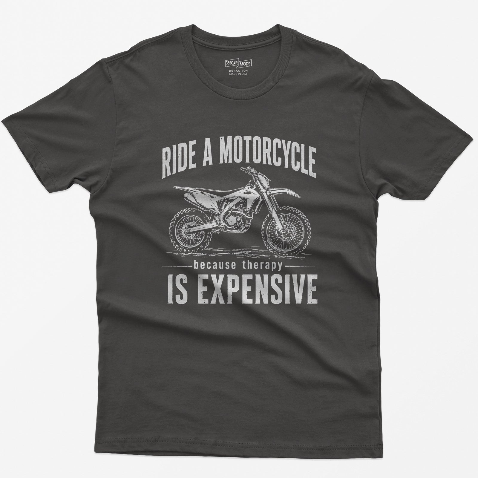 Dirt Bike T-Shirt - Dark Heather