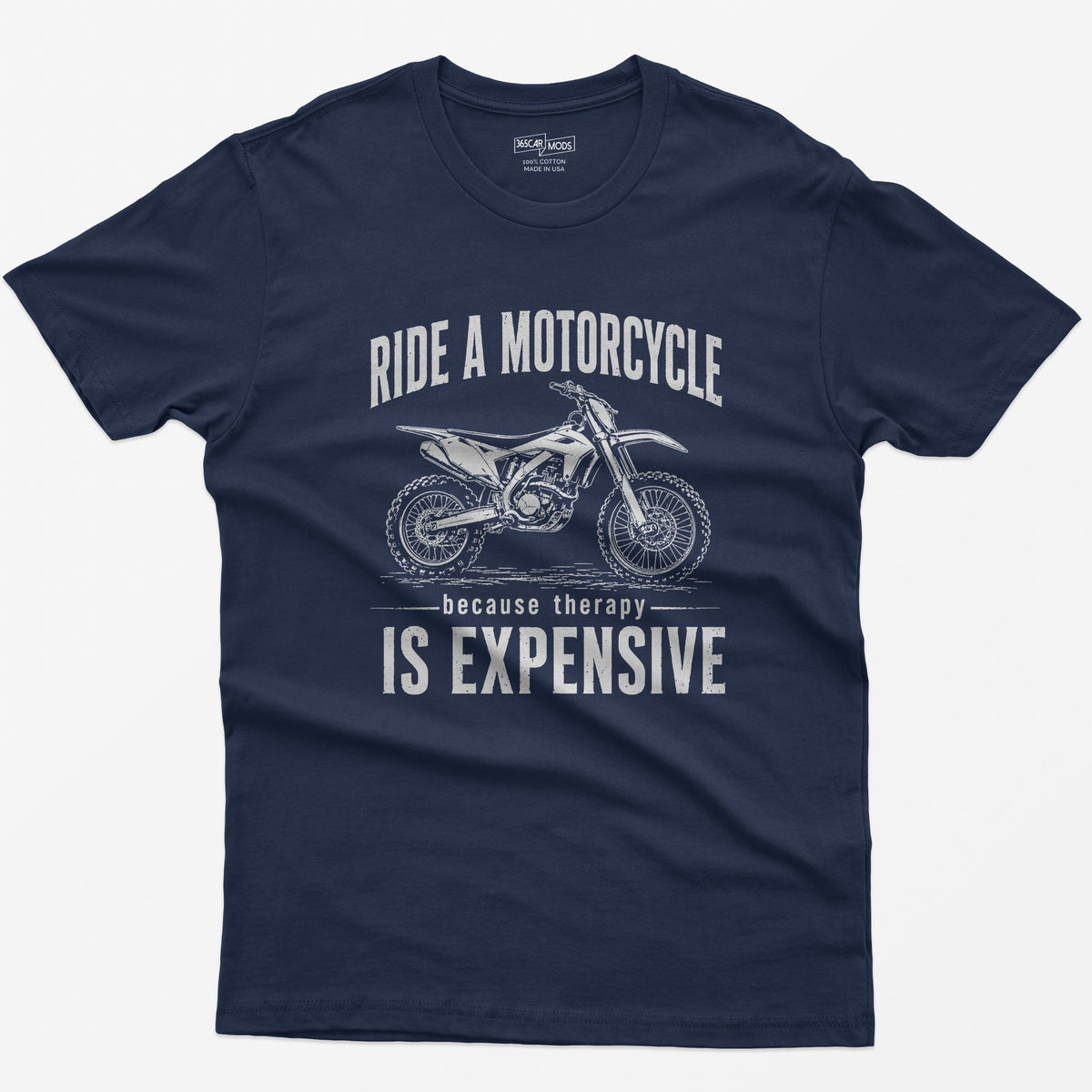 Dirt Bike T-Shirt - Navy