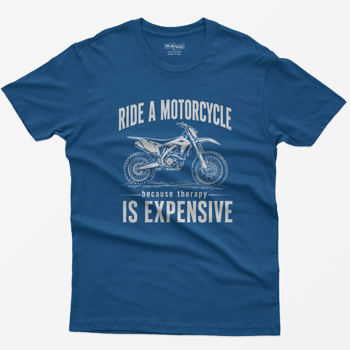 Dirt Bike T-Shirt - Royal