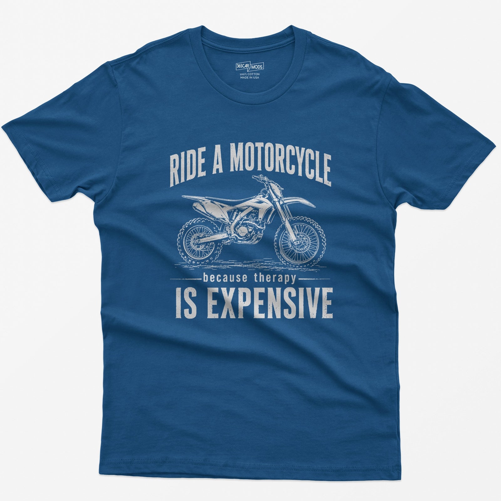 Dirt Bike T-Shirt - Royal
