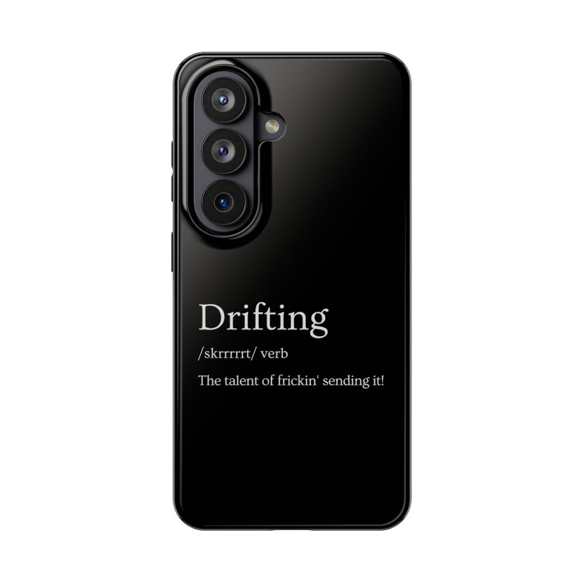 Drifting Definition tough phone case on Samsung Galaxy S26, back view