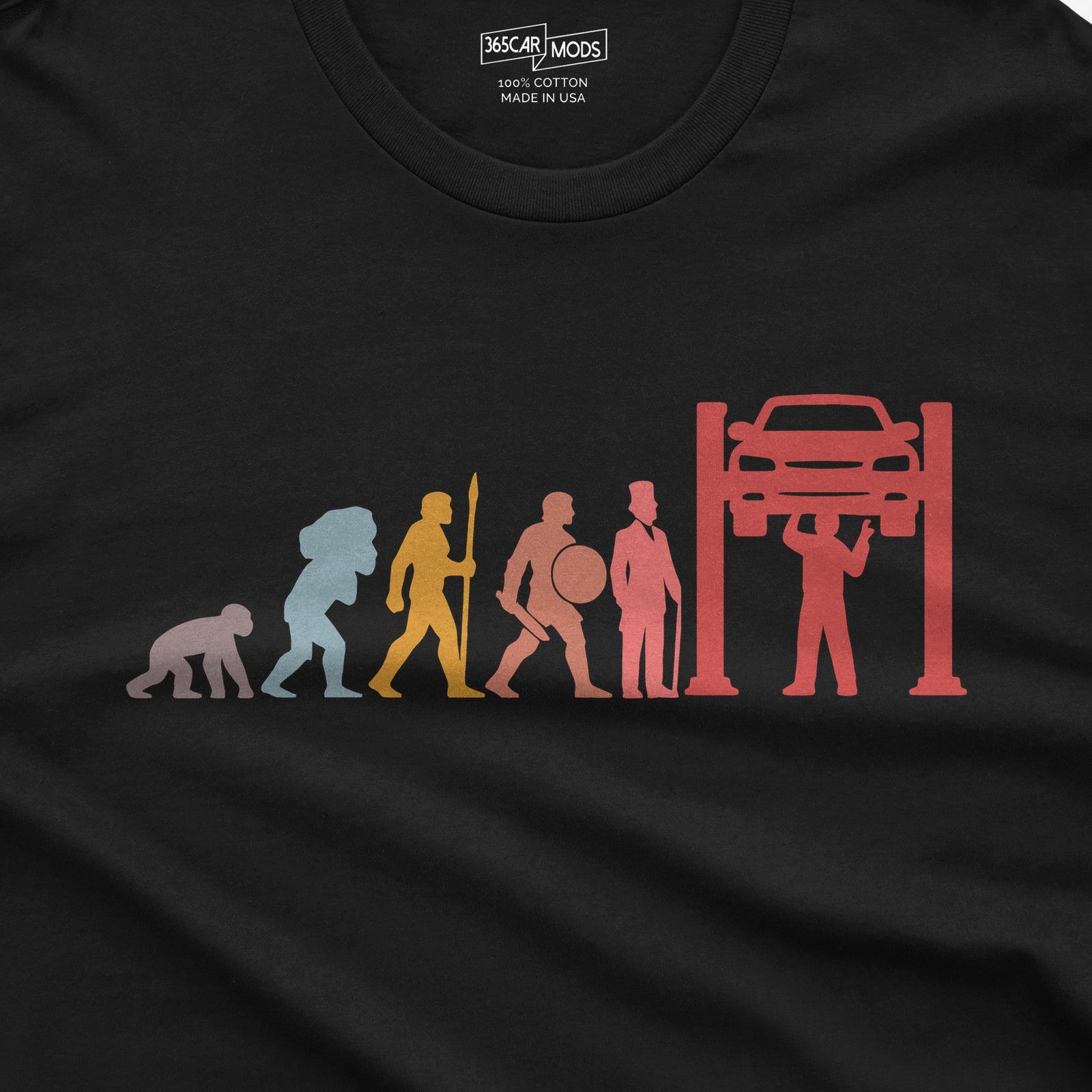 Evolution of a Mechanic Funny T-Shirt