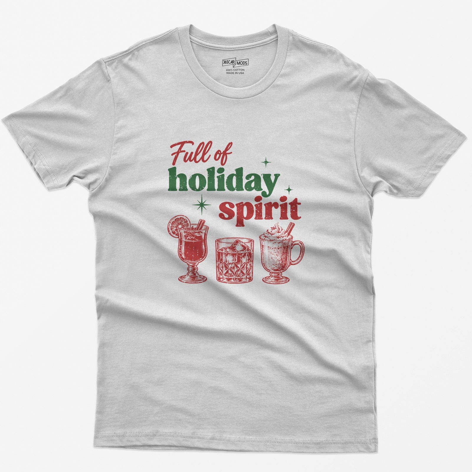 Full of Holiday Spirit T-Shirt - Ash