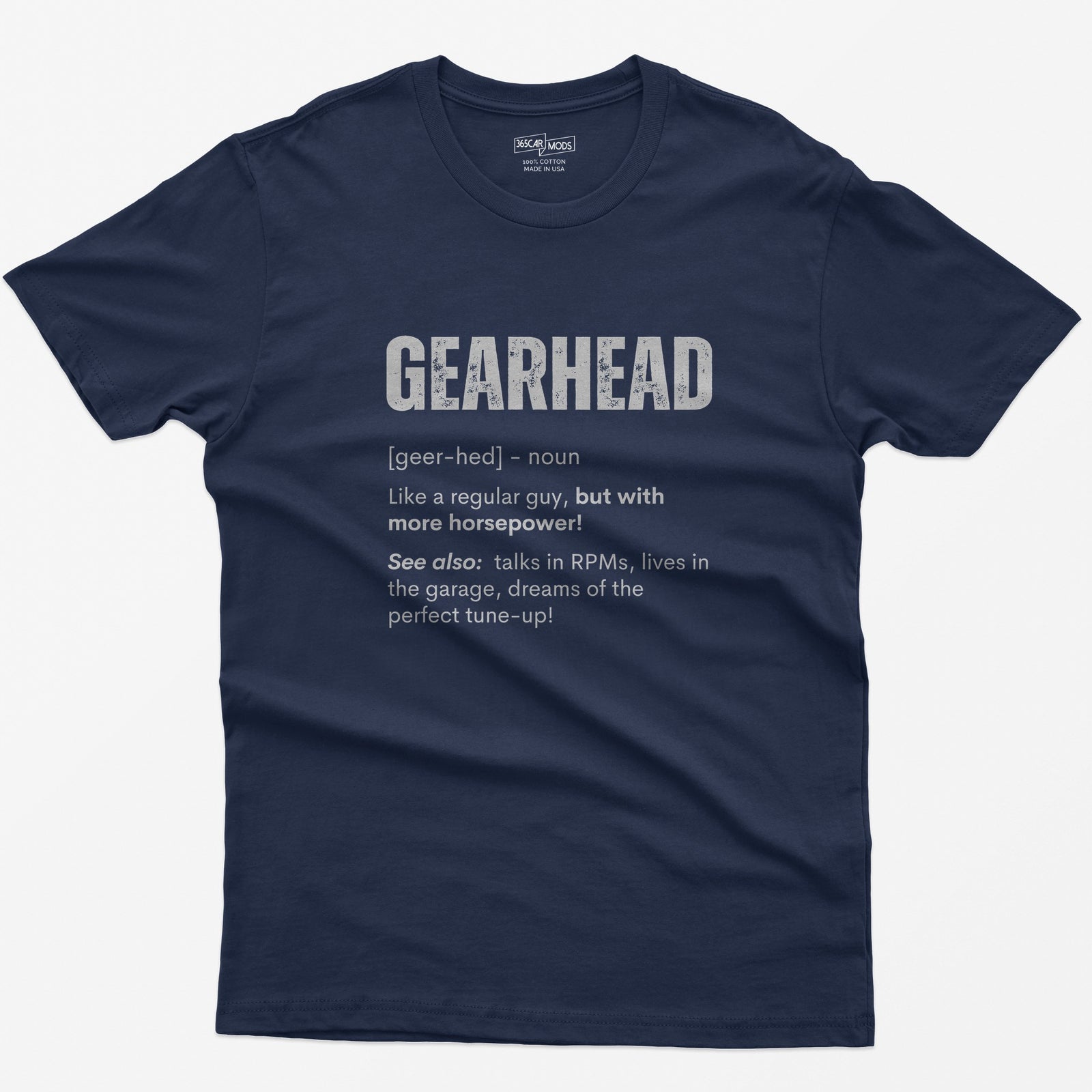 Gearhead Definition T-Shirt - Navy