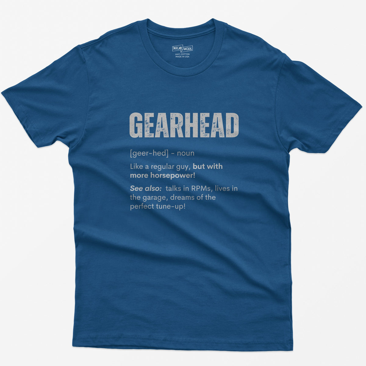 Gearhead Definition T-Shirt - Royal