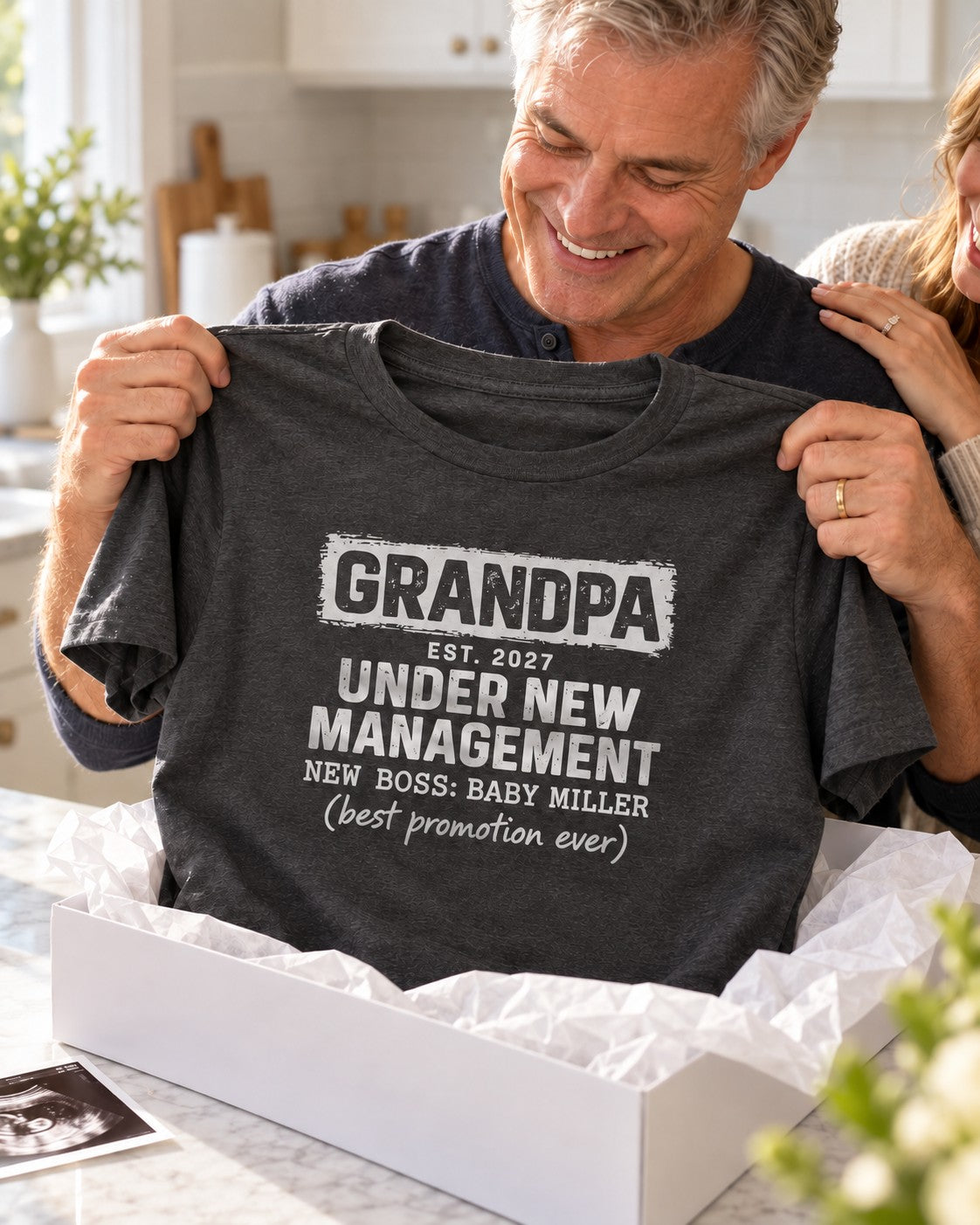Grandpa Under New Management T-Shirt - lifestyle photo