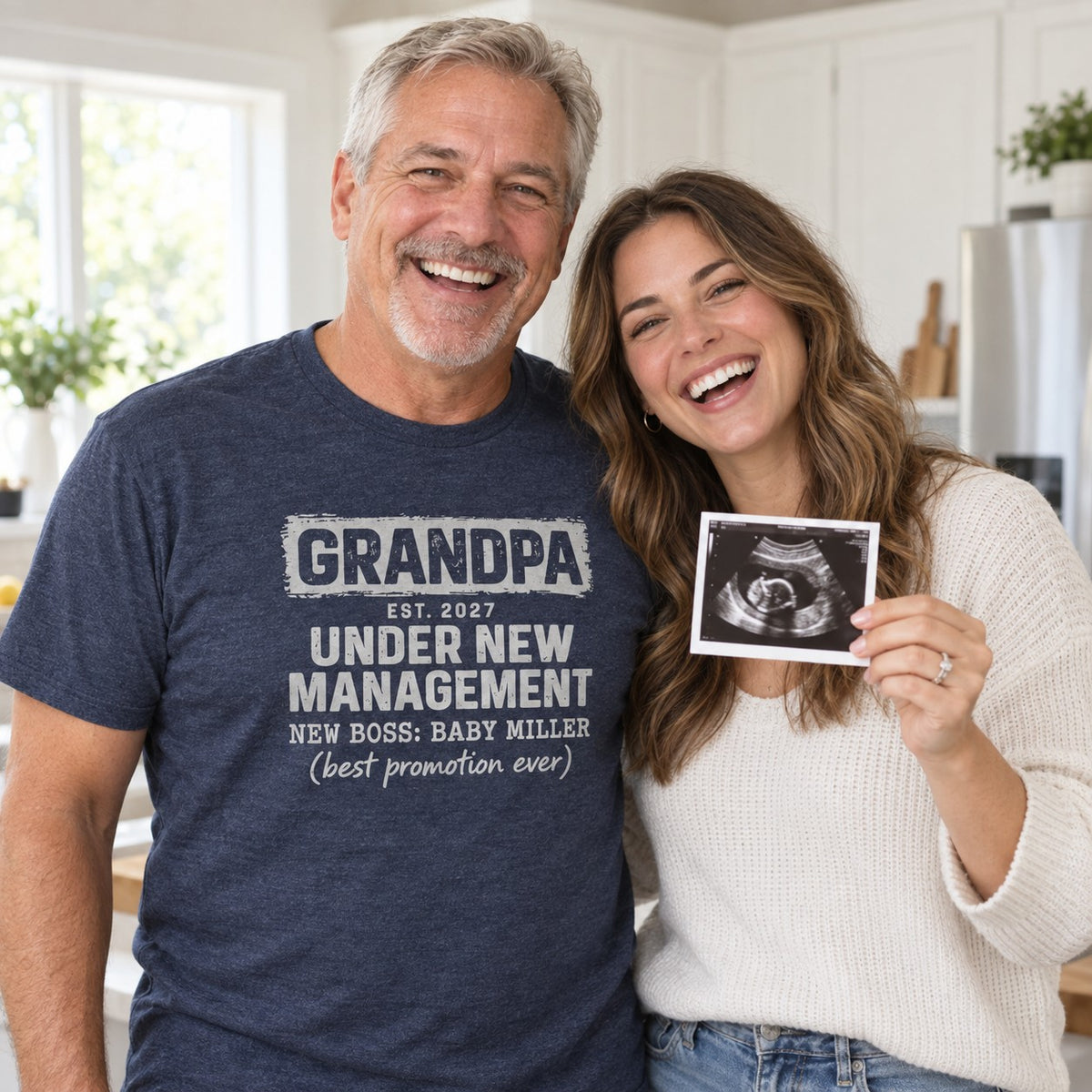 Grandpa Under New Management T-Shirt - lifestyle photo