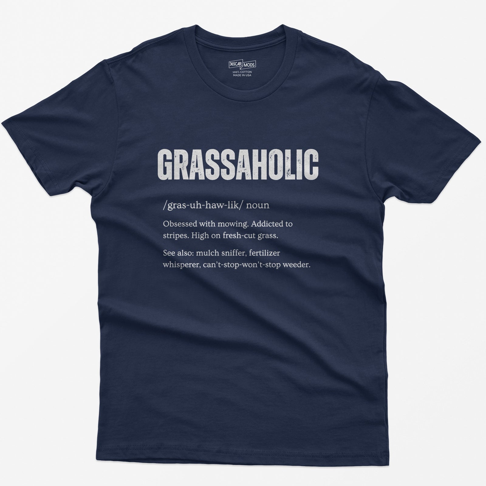Grassaholic T-Shirt - Navy