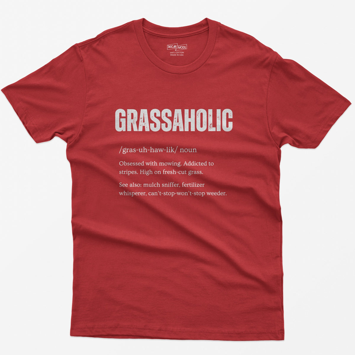 Grassaholic T-Shirt - Red